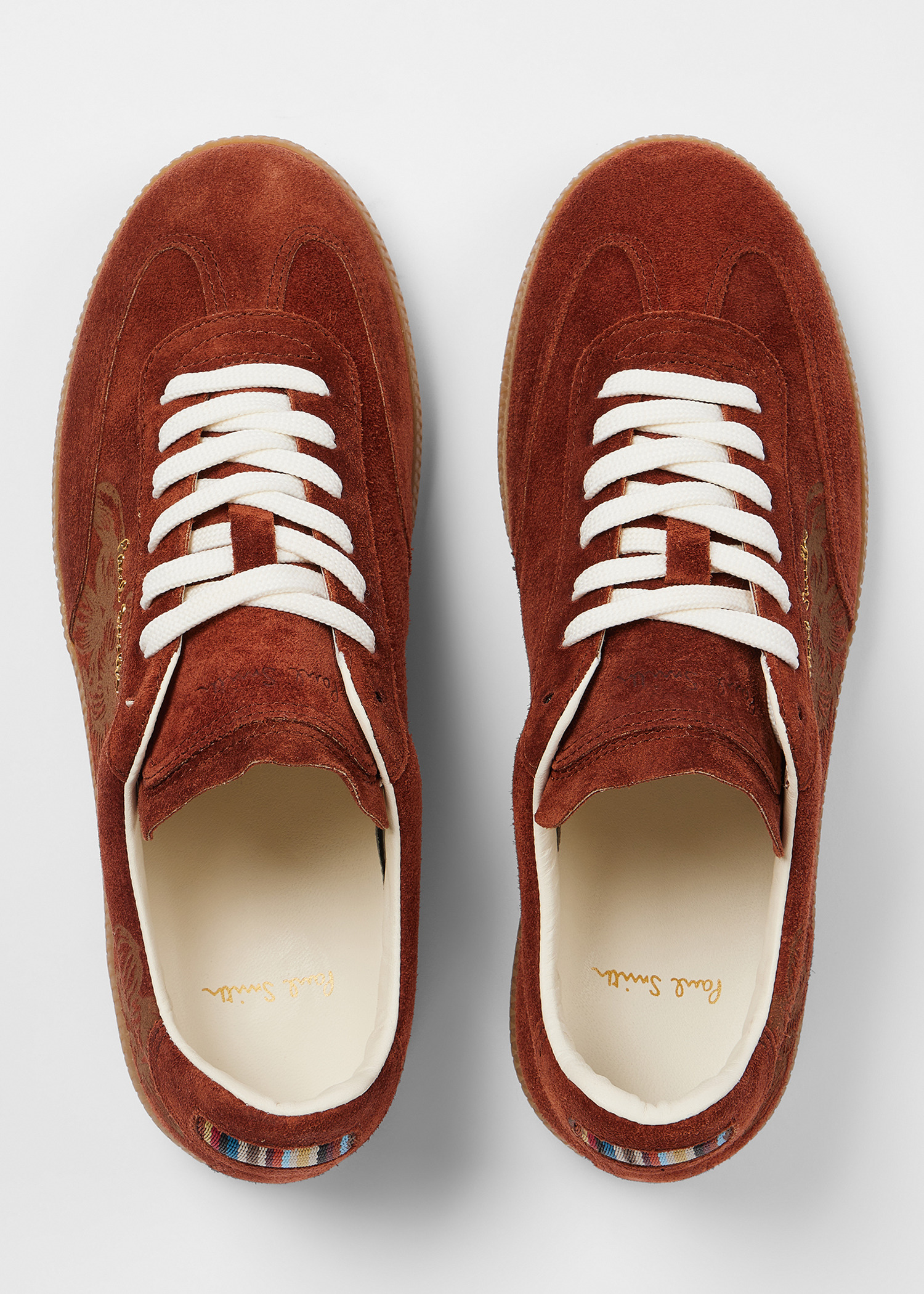 Women's Rust 'Como' Suede Trainers - 3