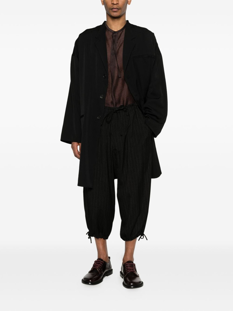 Yohji Yamamoto button single-breasted coat outlook