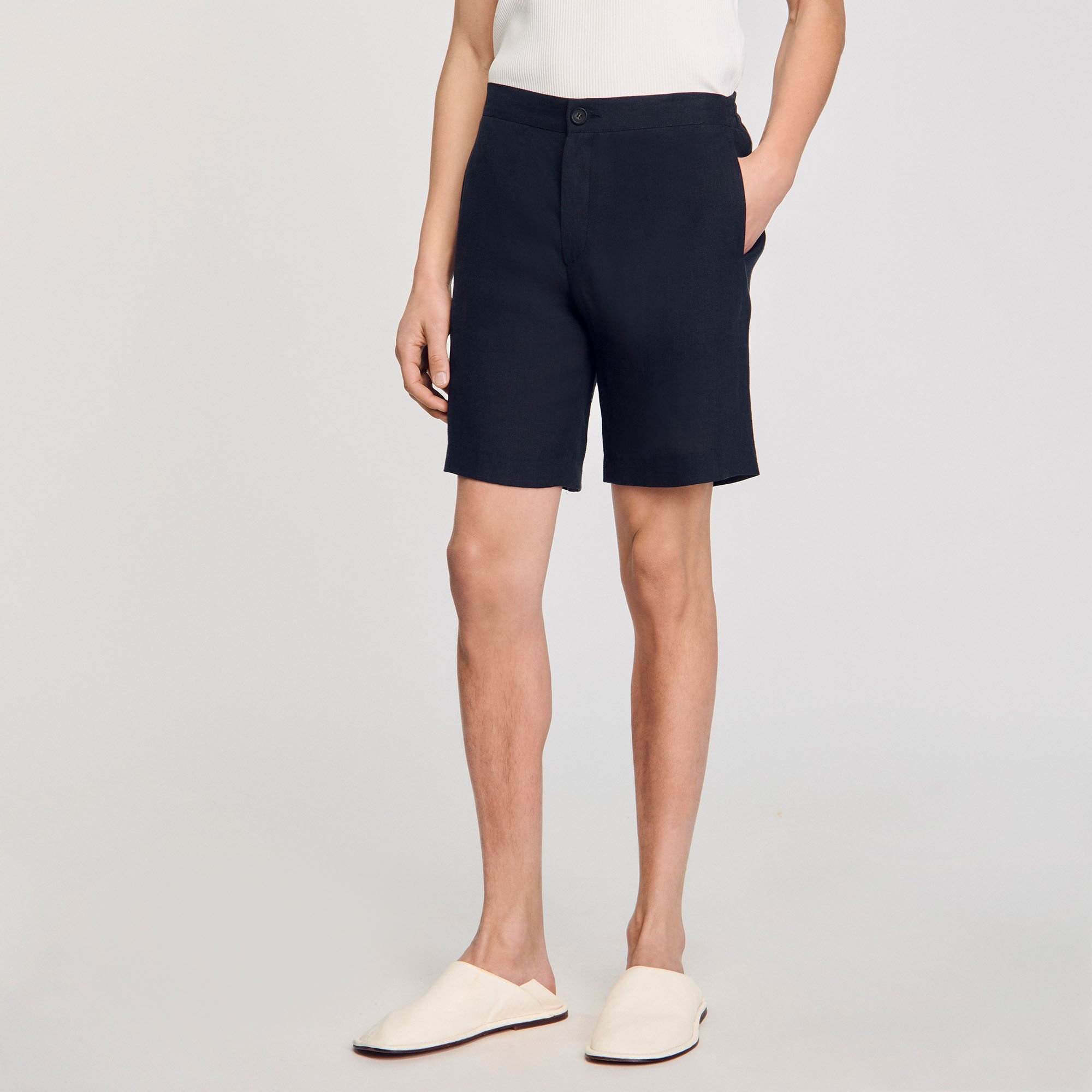 LINEN SHORTS - 4