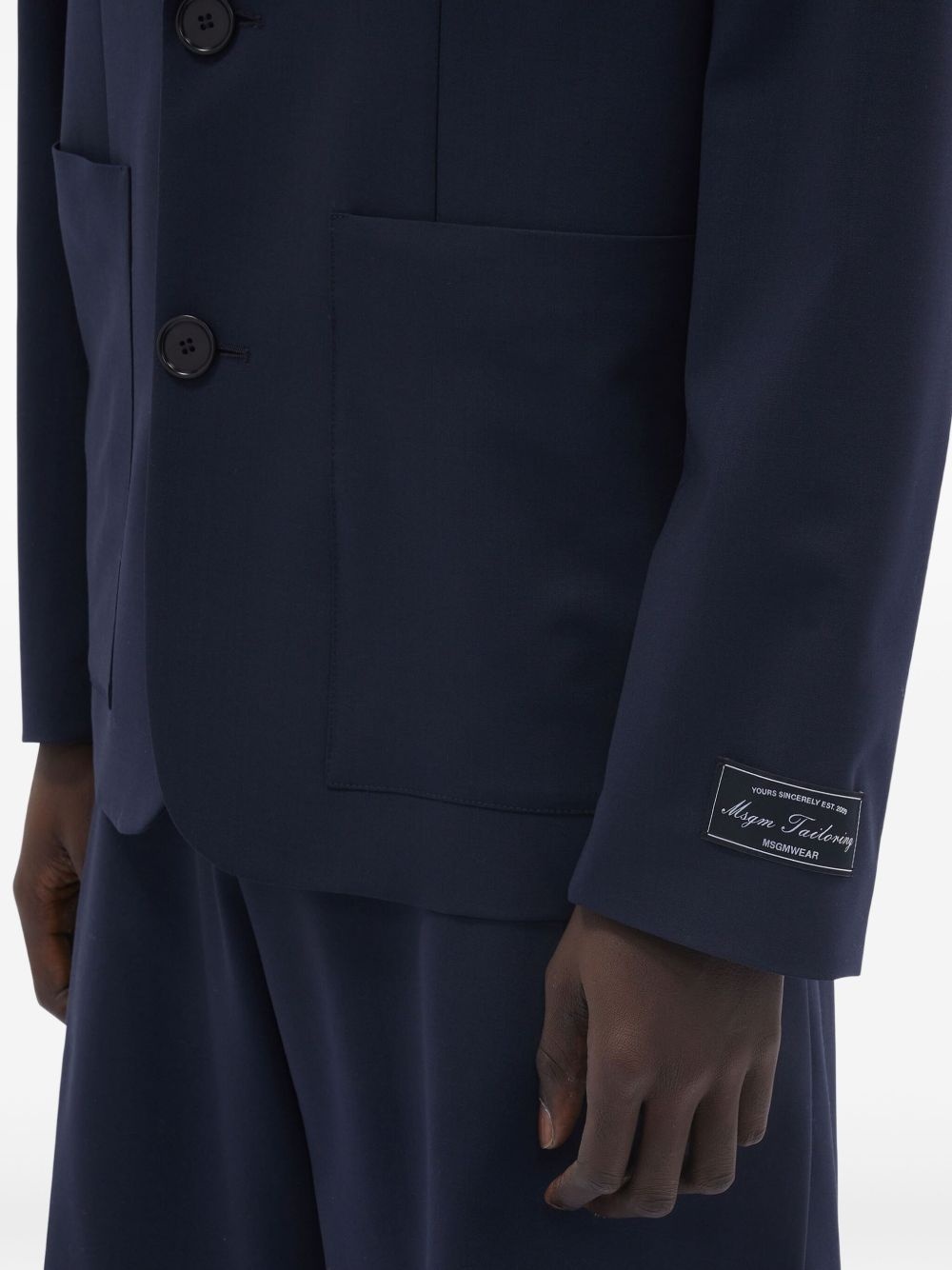 single-breasted blazer - 5