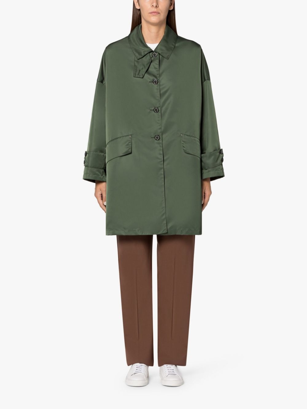 HUMBIE MILITARY NYLON OVERCOAT - 3
