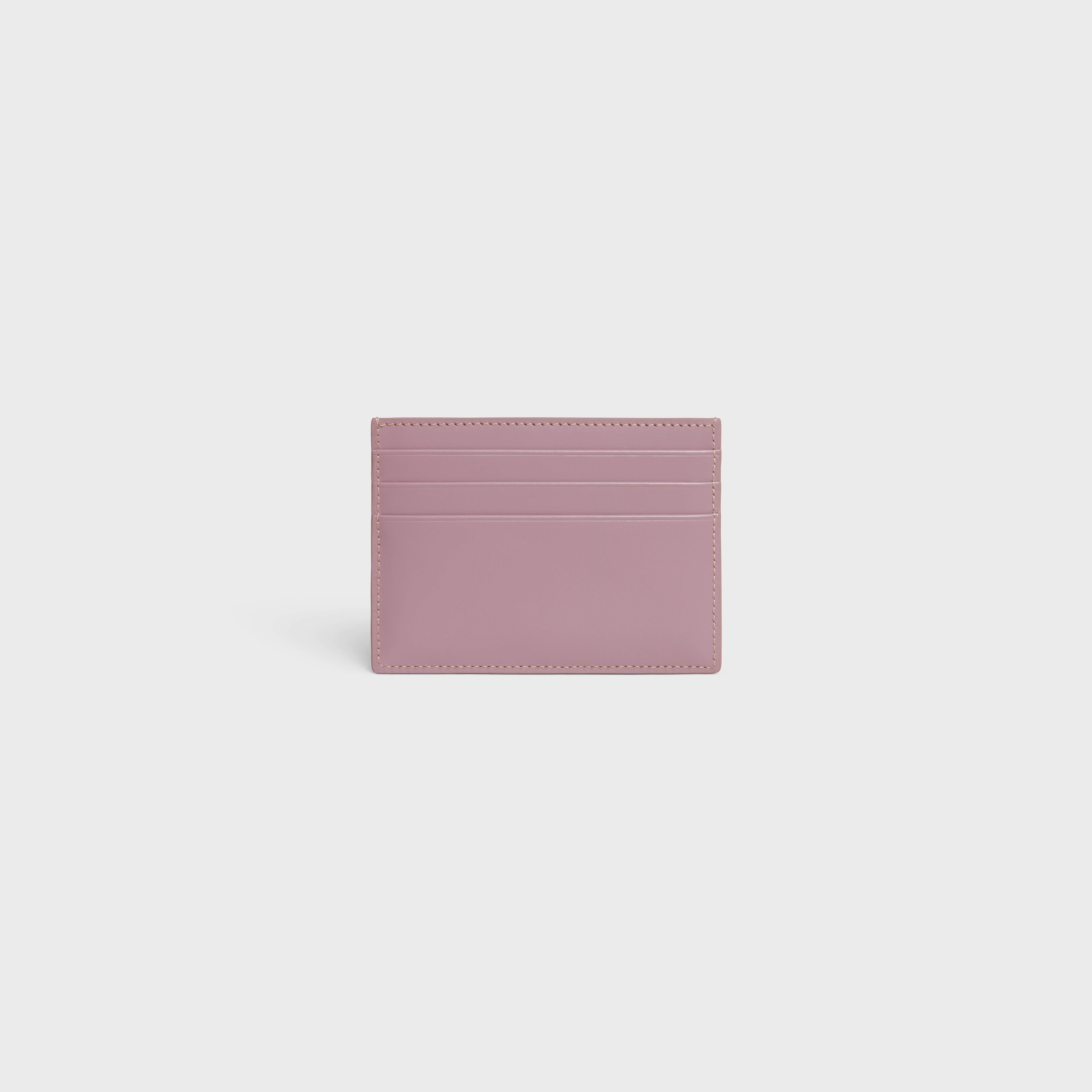 TRIOMPHE CARD HOLDER in Shiny calfskin - 3