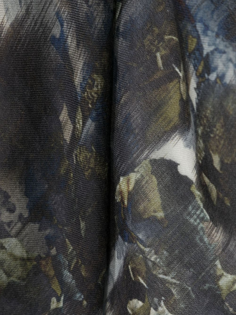 Barock Flower wool-blend scarf 3
