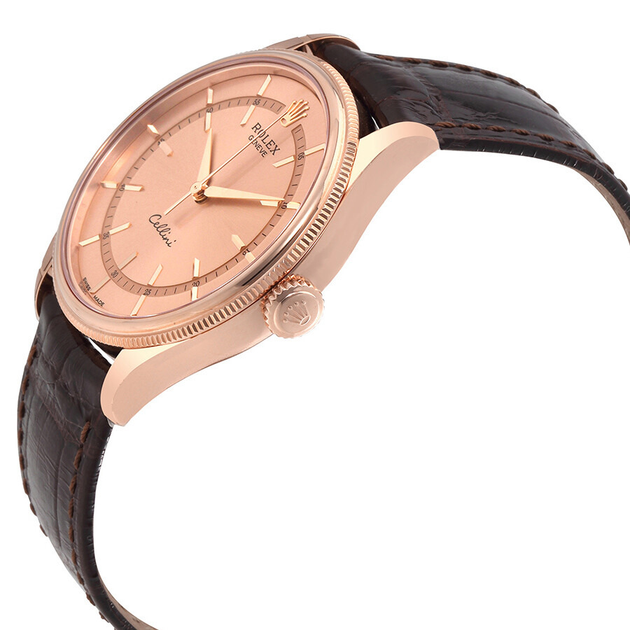 Rolex Cellini Pink Dial 18K Everose Gold Men's Watch 50505PKSBRL - 2