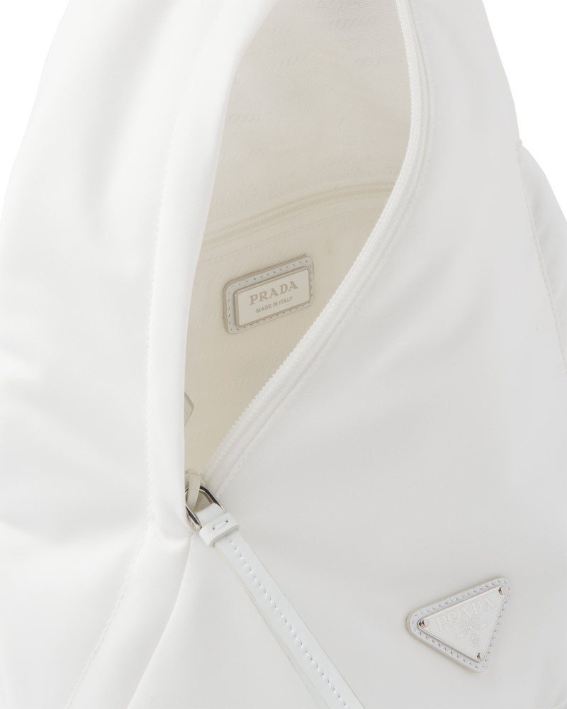 Re-Nylon and leather backpack 5