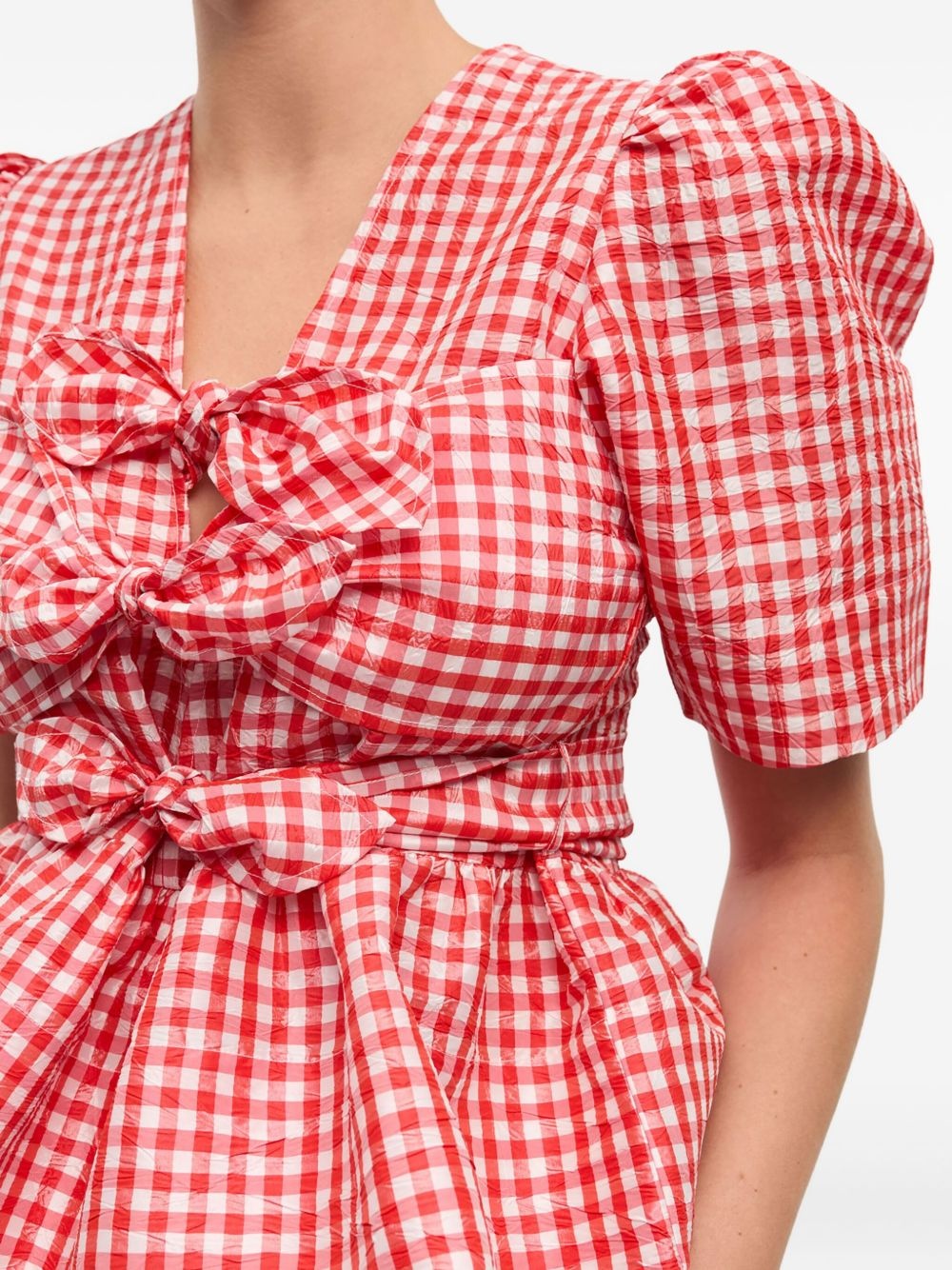 self-tie blouse - 5