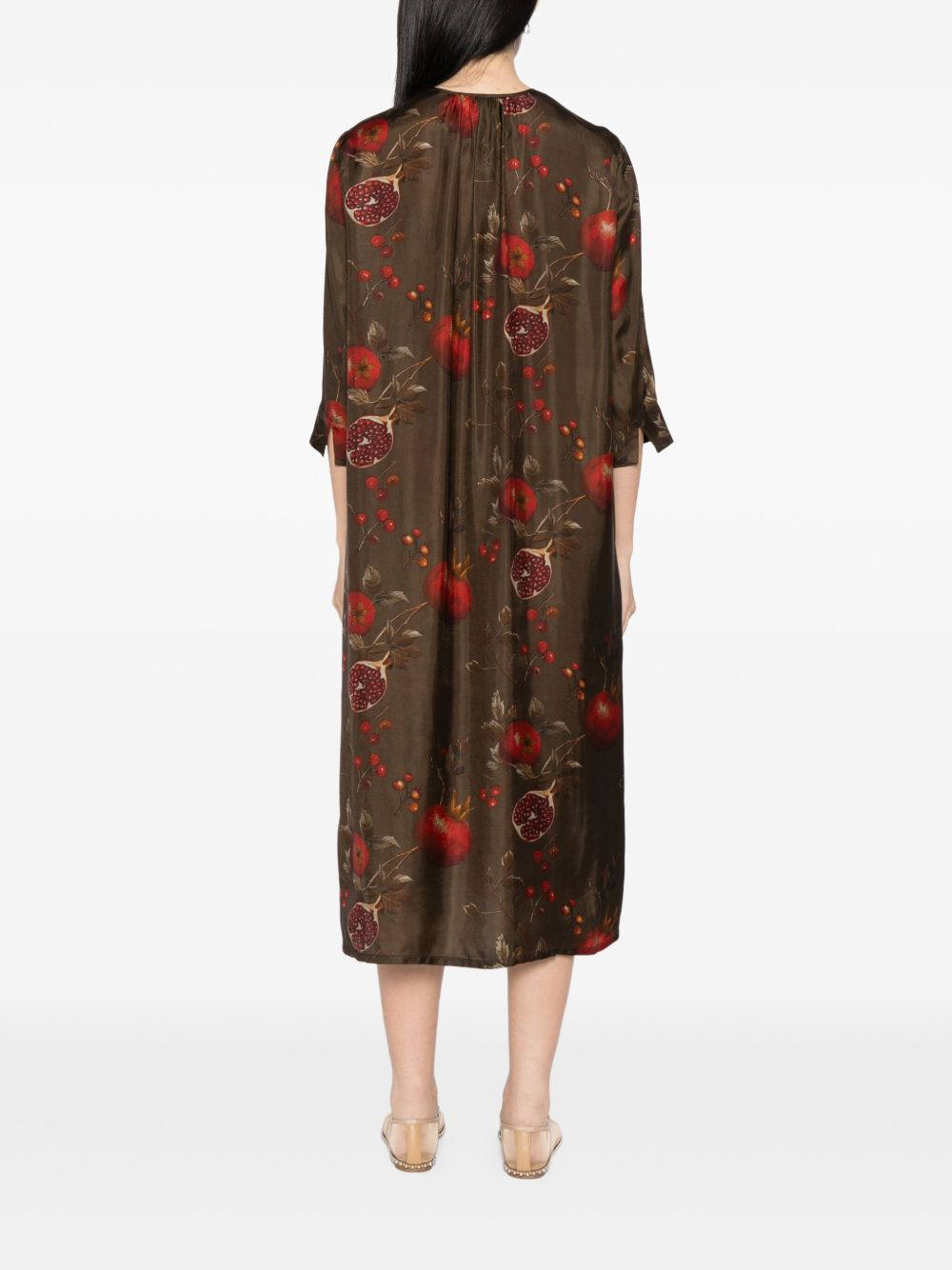 graphic-print dress - 4