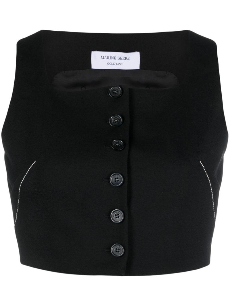 Tailoring Bustier cropped waistcoat 1