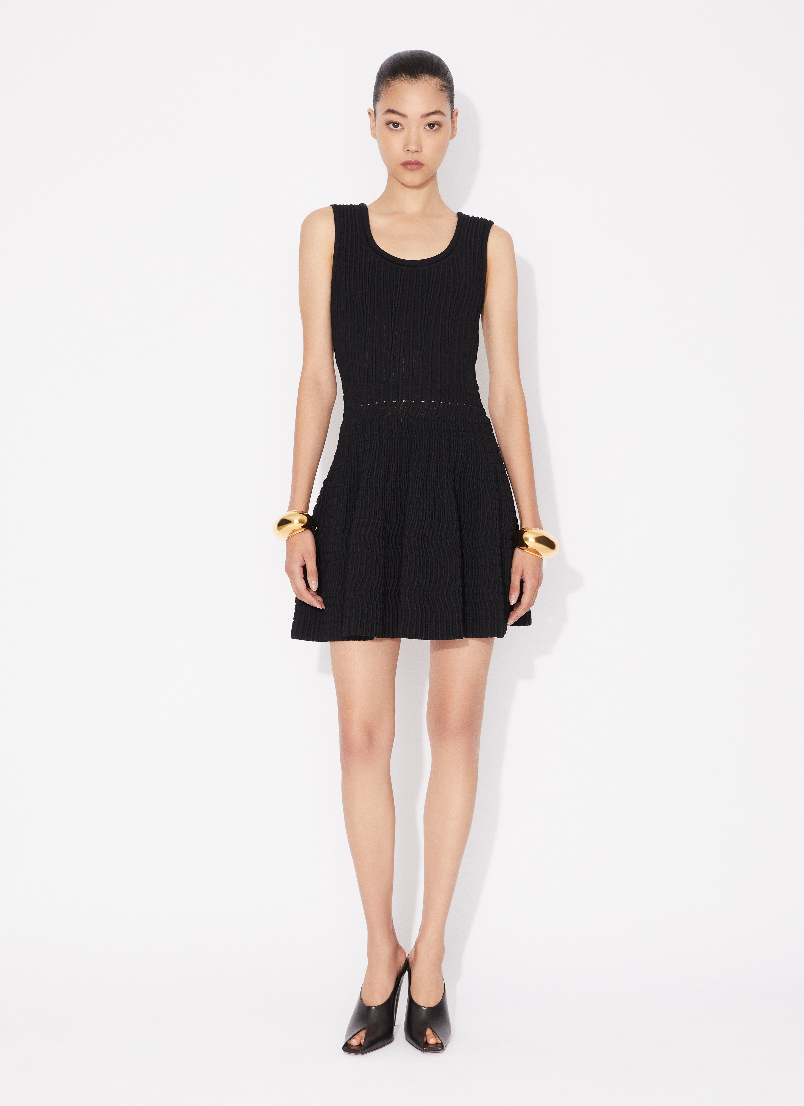 KNIT SKATER DRESS - 2