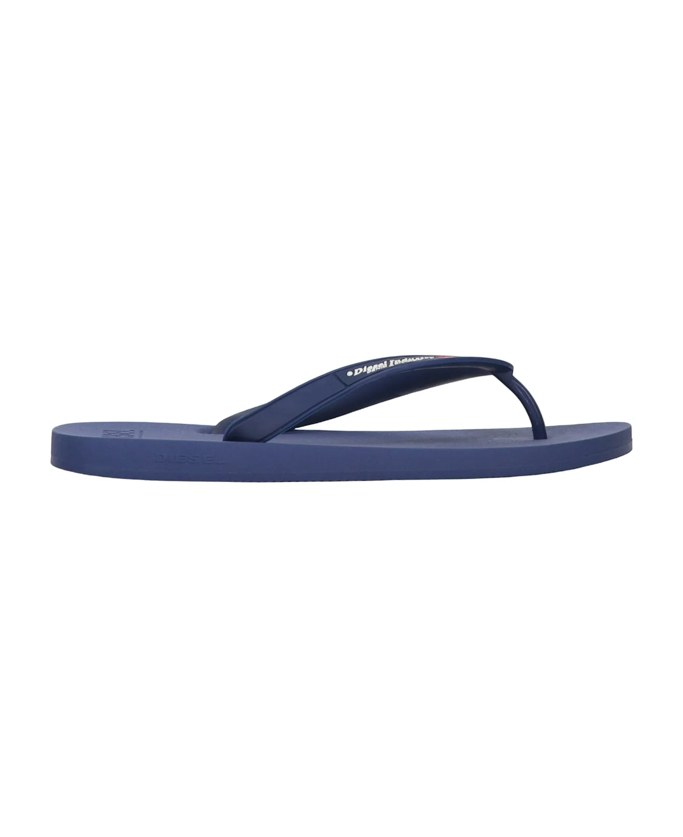 Elegant Dark Blue Flip Flops, Summer Comfort - 1