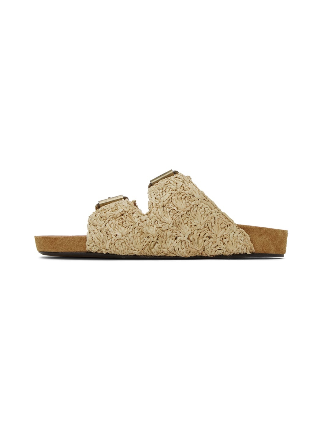 Beige Lennyo Flat Sandals - 3
