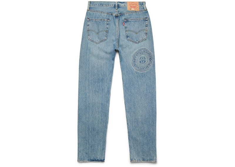 Stüssy Stussy x Levi's Embossed 501 Jeans Stussy Rugged-Blue outlook