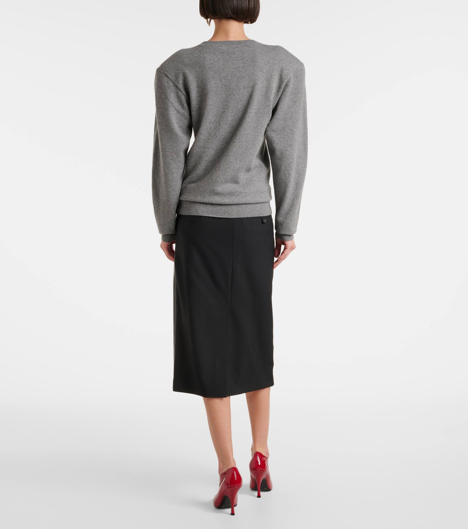 Cashmere and wool sweater - 3
