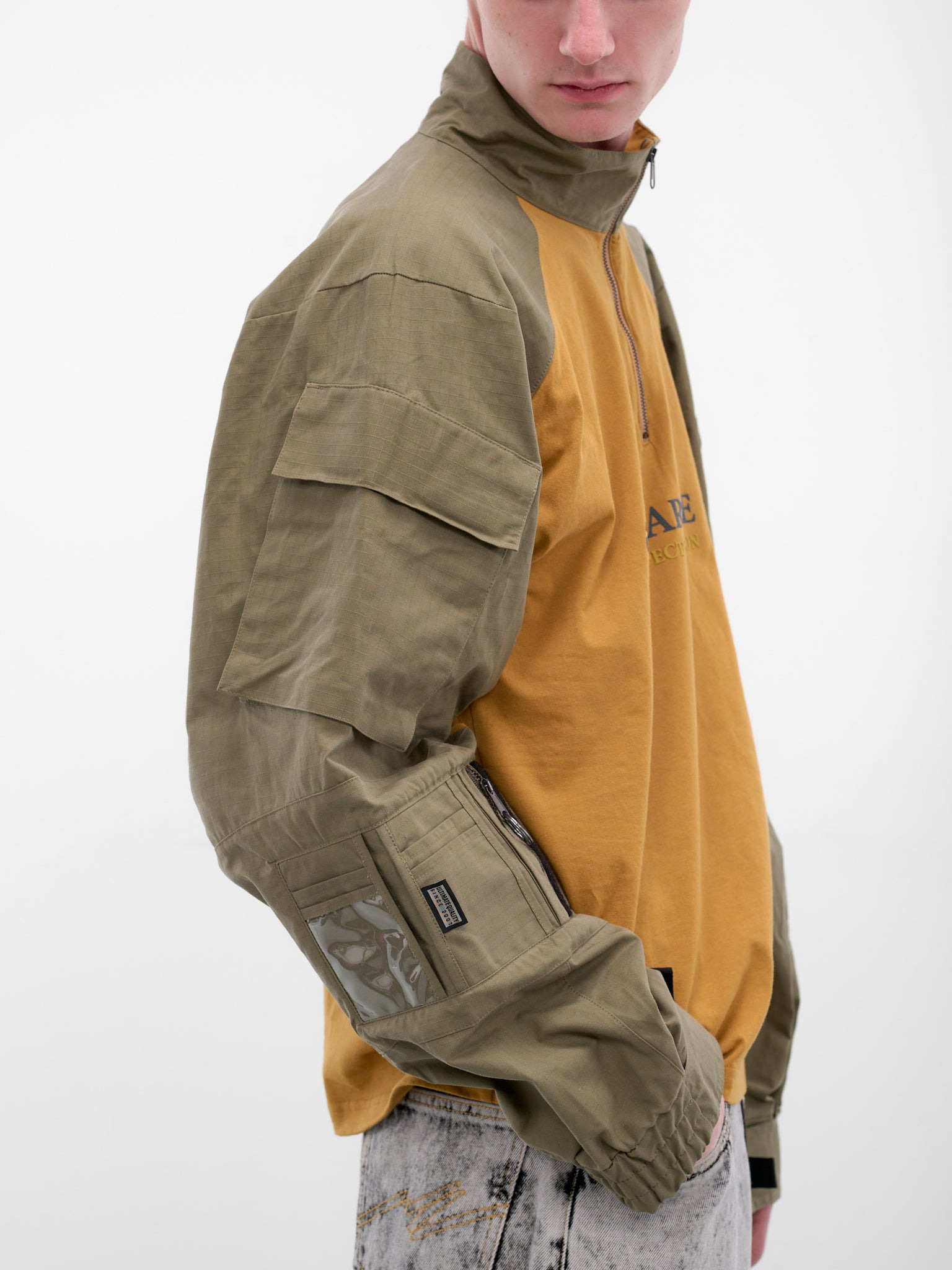 Two-Tone Shrunken Utility Jacket - 5