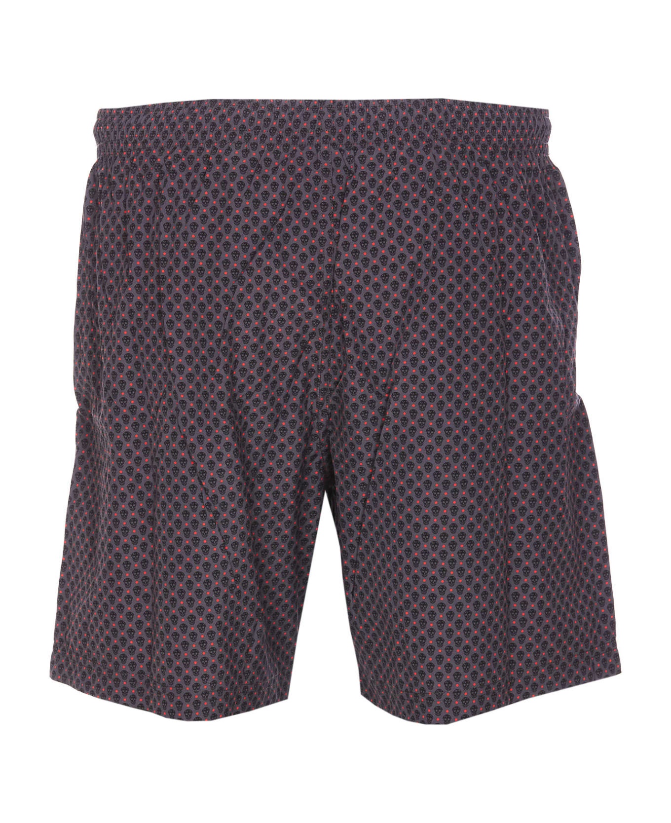 Spotted Skull Print Swim Shorts - 2