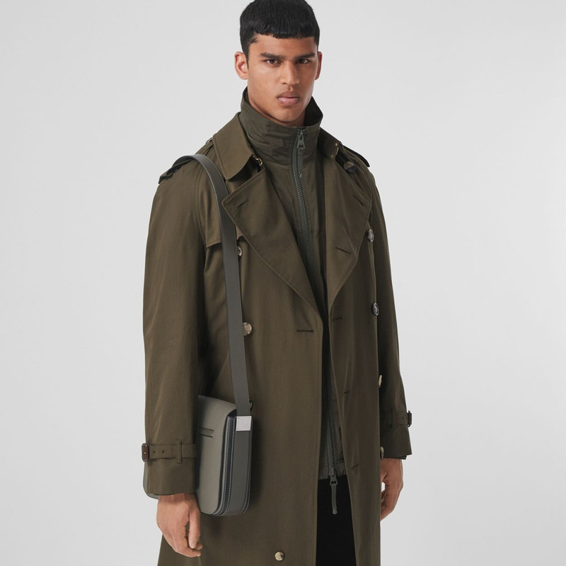 Small Grainy Leather Messenger Bag 3