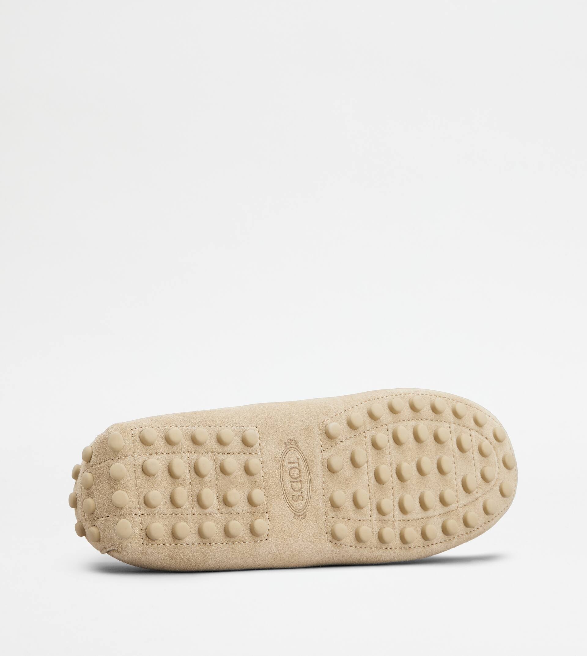 GOMMINO DRIVING SHOES IN SUEDE - BEIGE - 4