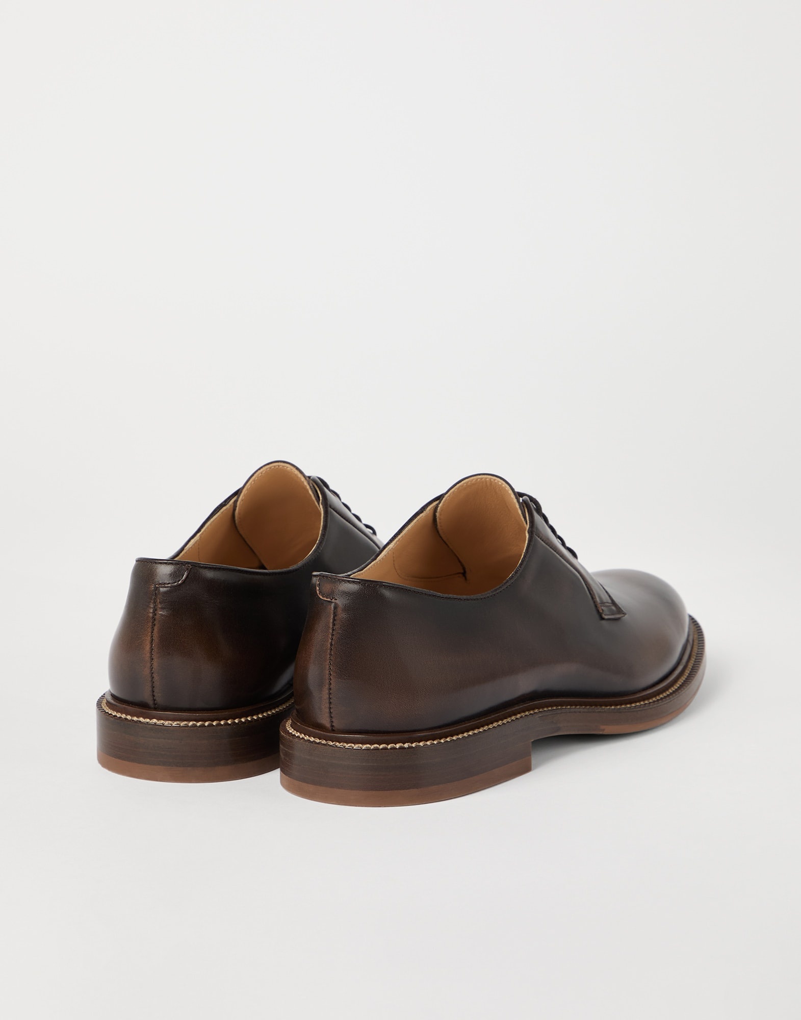 Burnished calfskin Derbys - 2