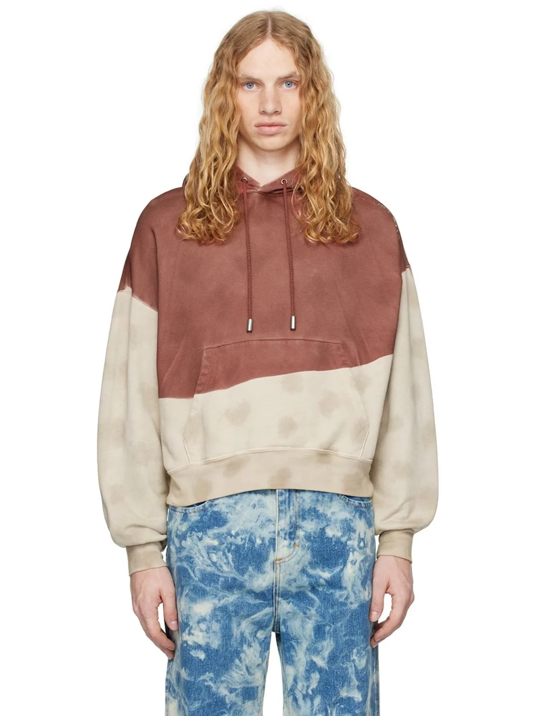 Red & Beige Mars Hoodie - 1