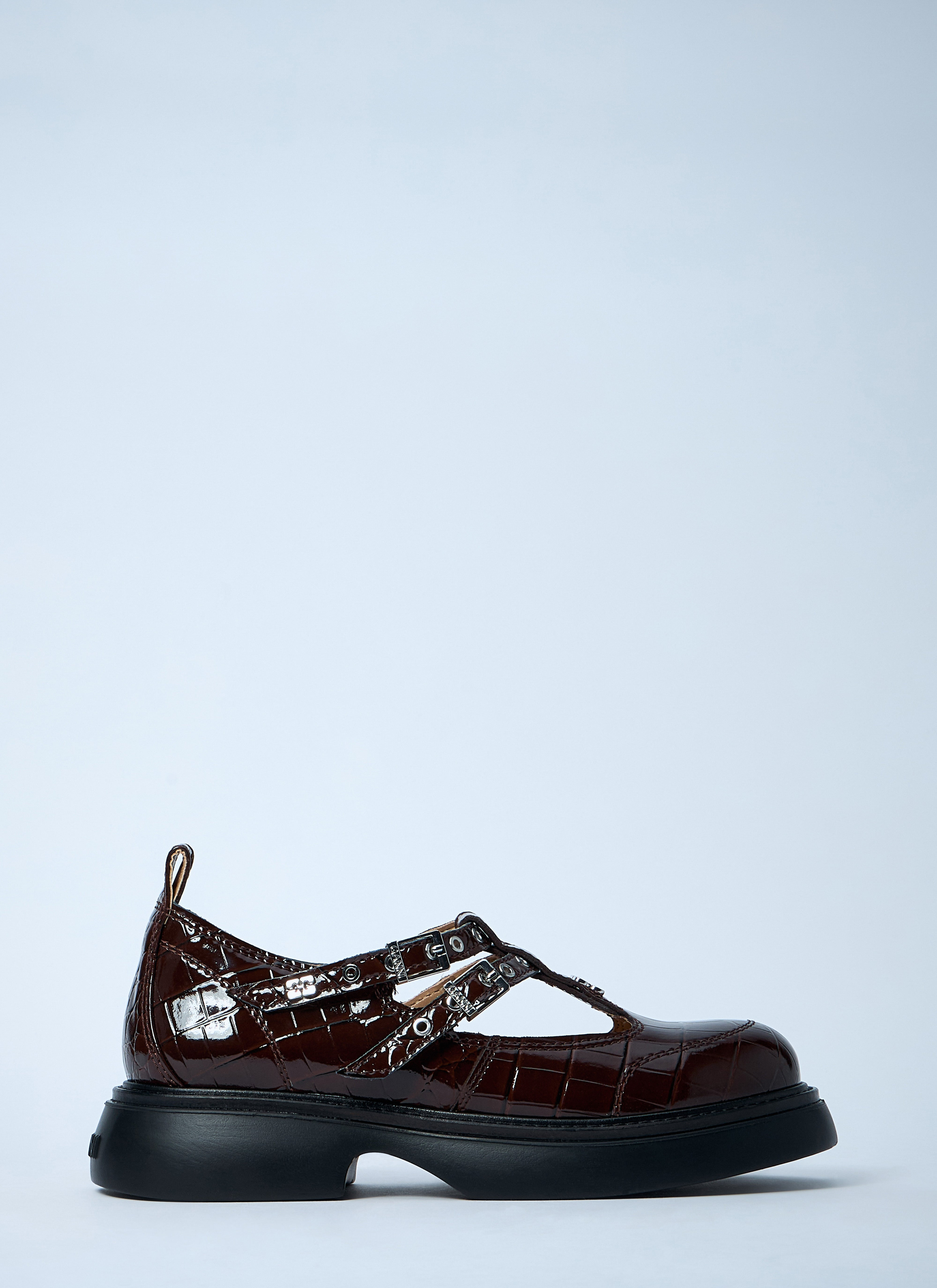 Ganni Women Butterfly Mary Jane Shoes - 7