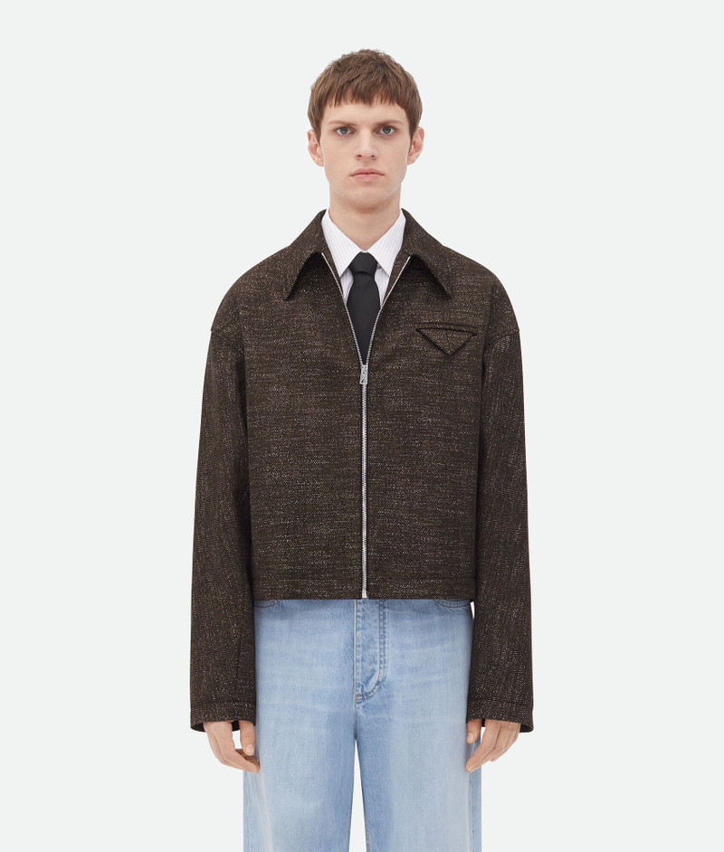 Textured Wool Speckled Kimono Jacket 1