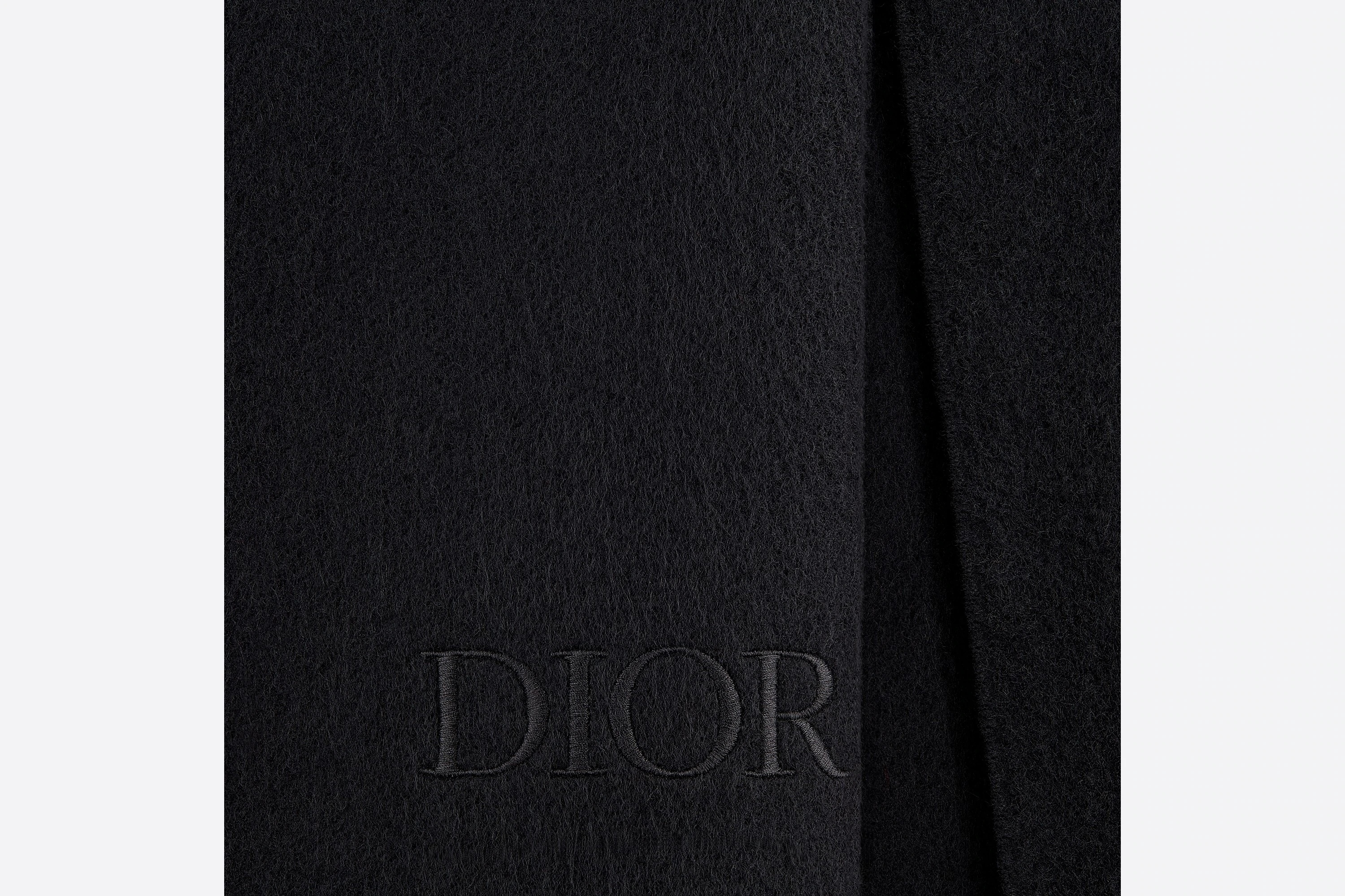 Scarf with 'Dior' Embroidery - 2