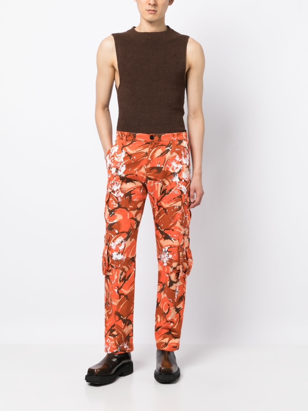 camouflage-print cargo pants - 2