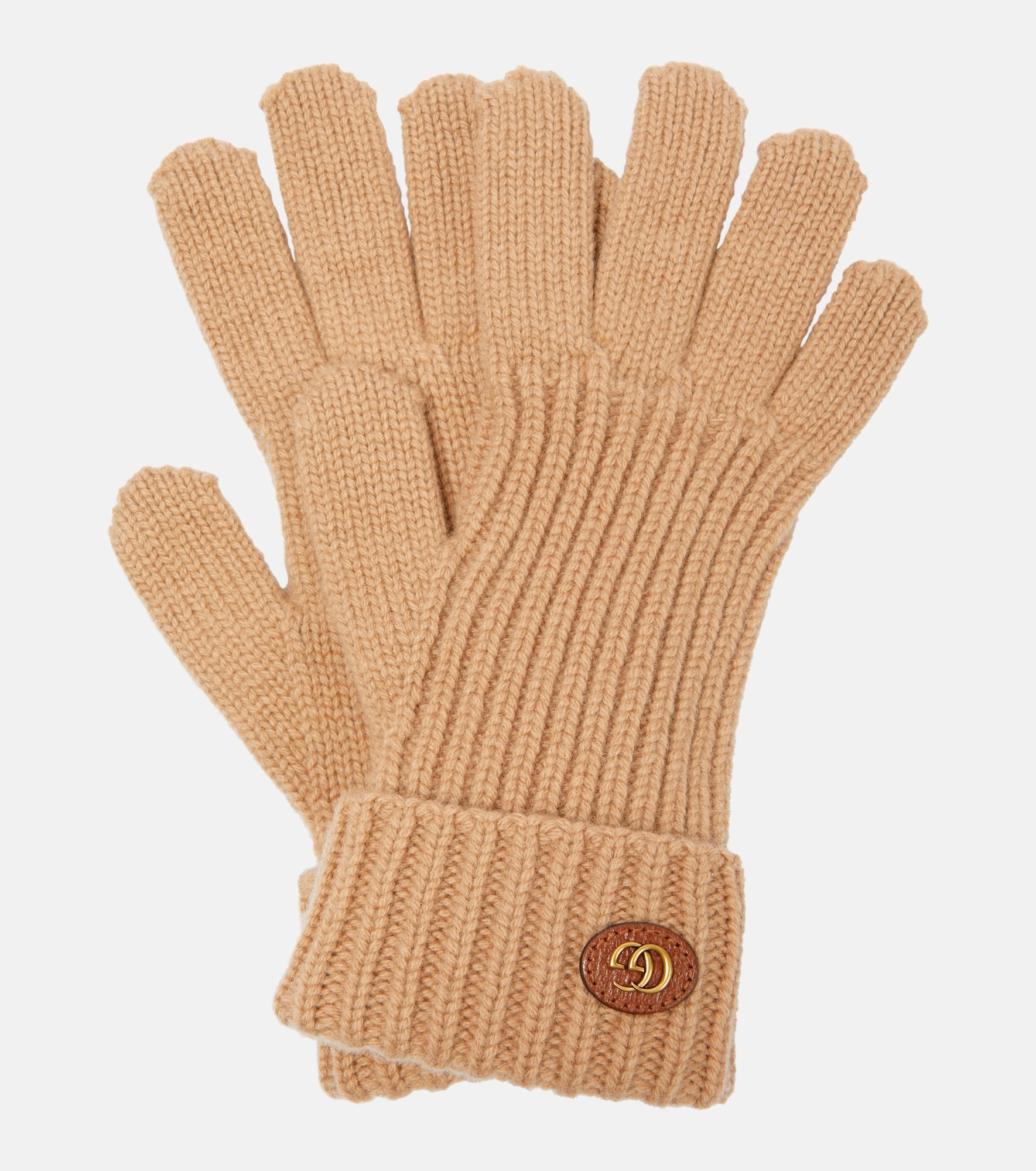 Wool and cashmere gloves - 1