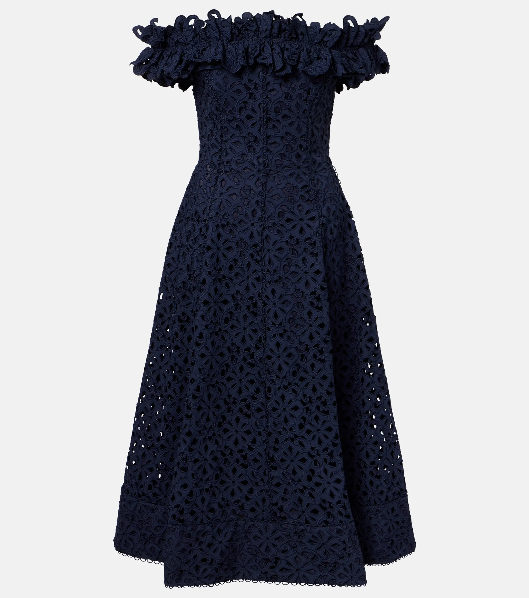 Antalya broderie anglaise midi dress - 1