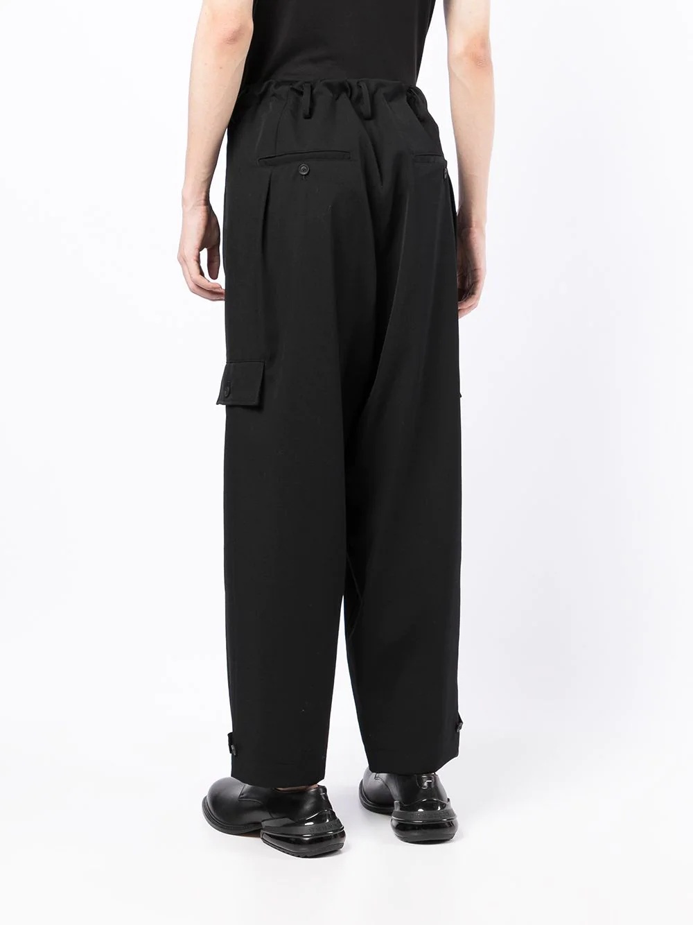 tailored-cut straight trousers - 3