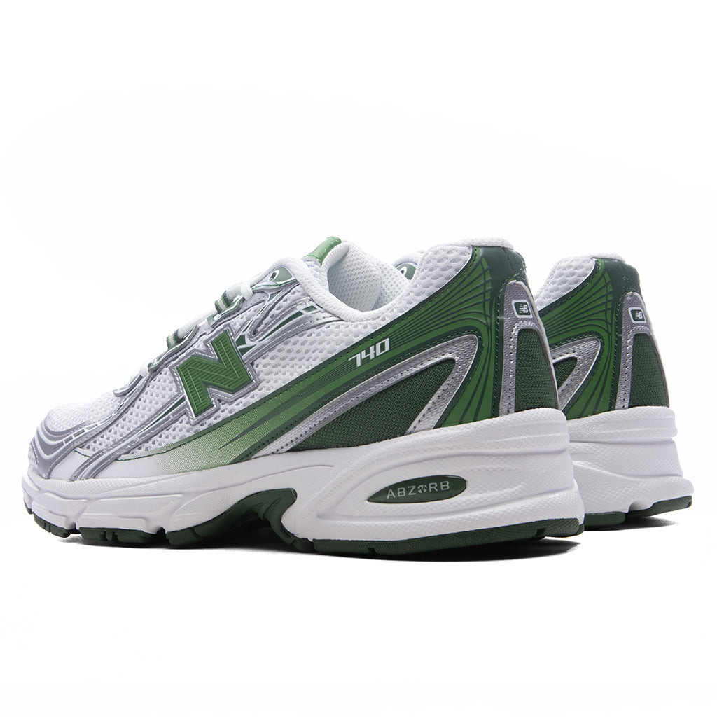 740 - WHITE/ALPINE GREEN/SILVER METALLIC - 3