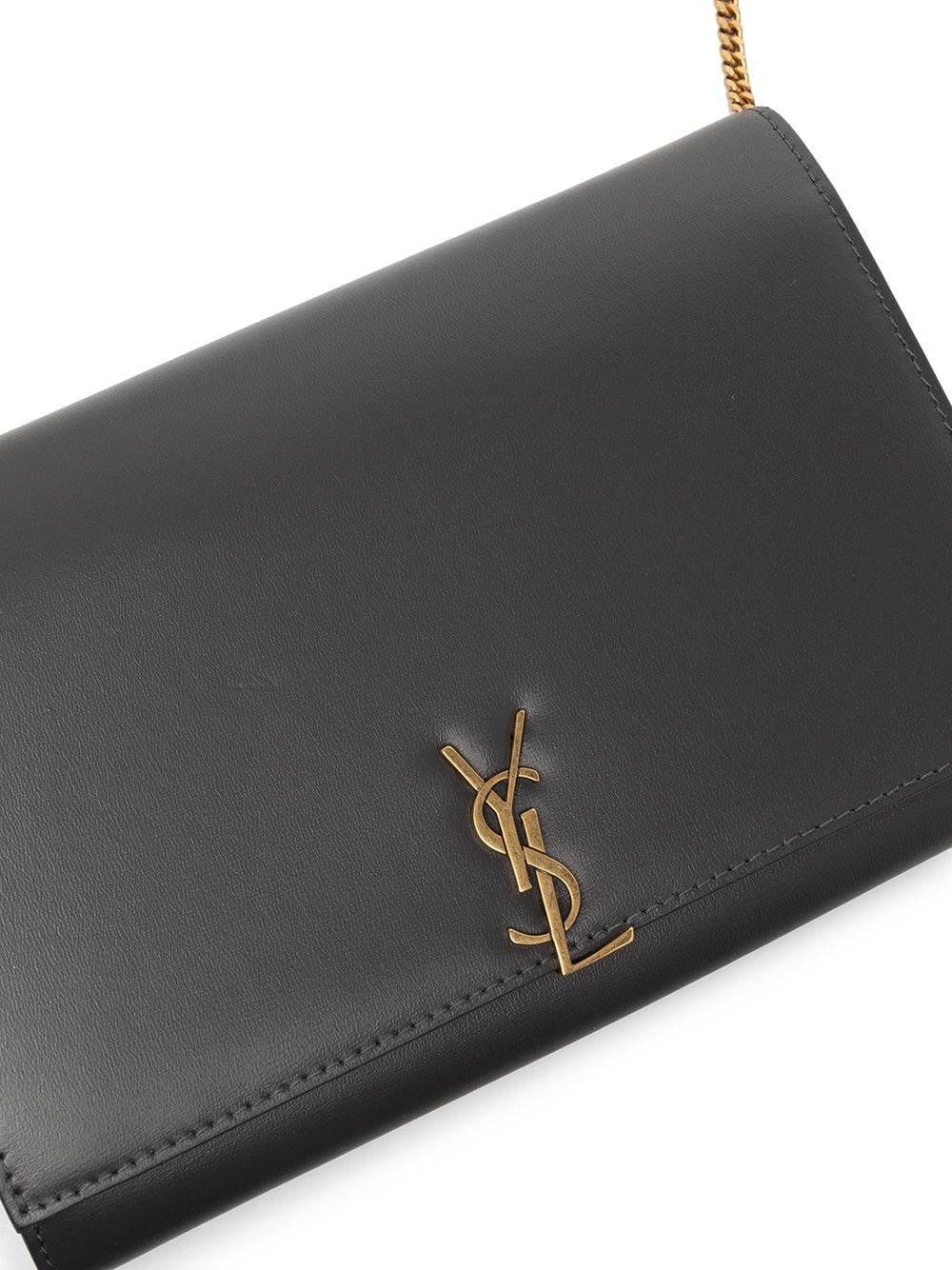 logo-embellished chain wallet - 4