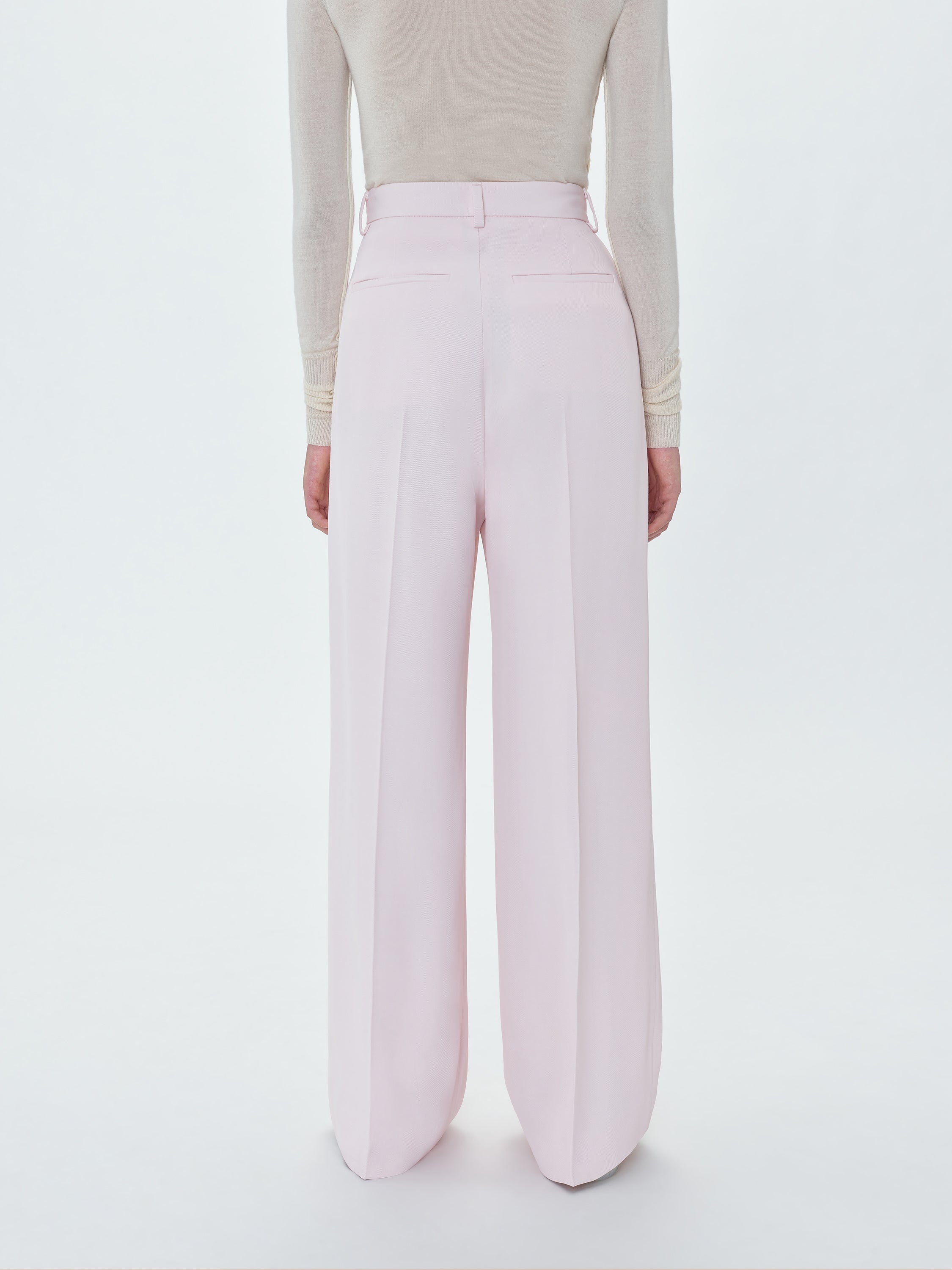 VISCOSE DOUBLE PLEATED TROUSERS - 6