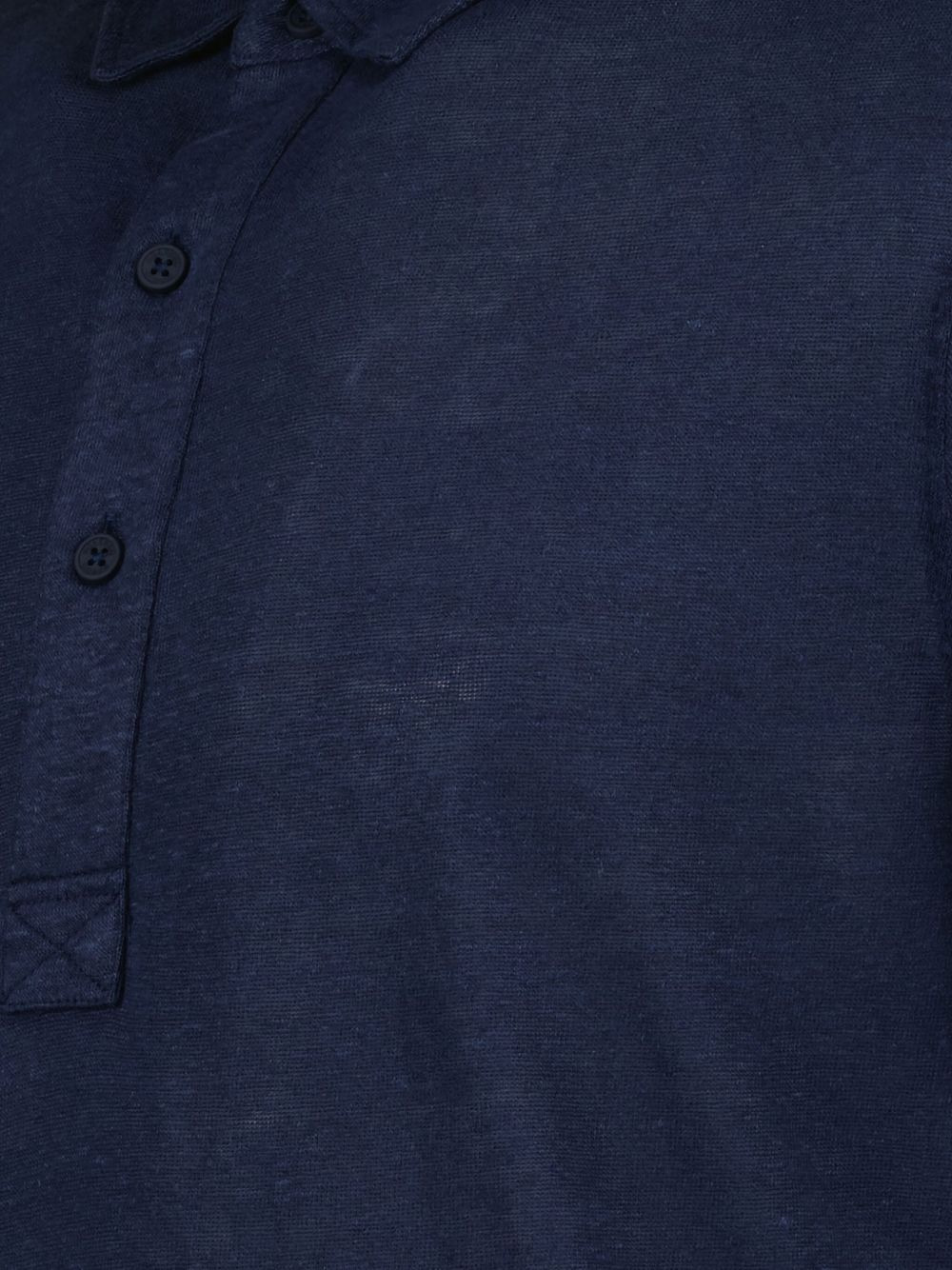 short-sleeved linen polo shirt - 3