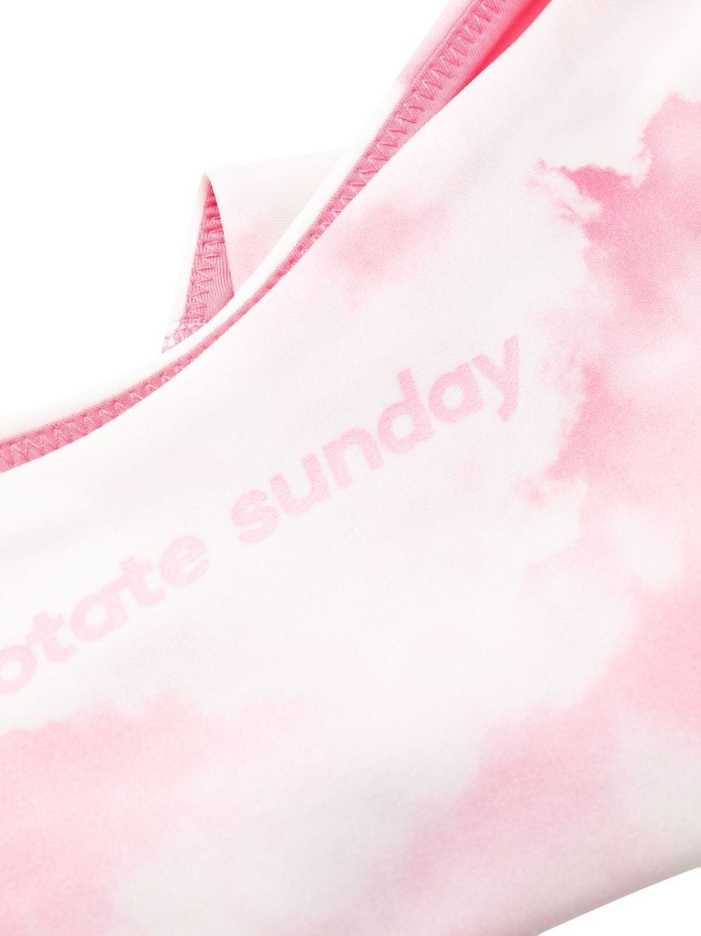 logo-print tie-dye bikini - 3
