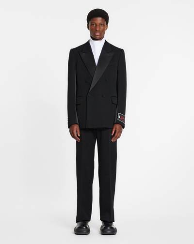 Lanvin DOUBLE-BREASTED TUXEDO JACKET WITH CONTRASTING PANELS outlook