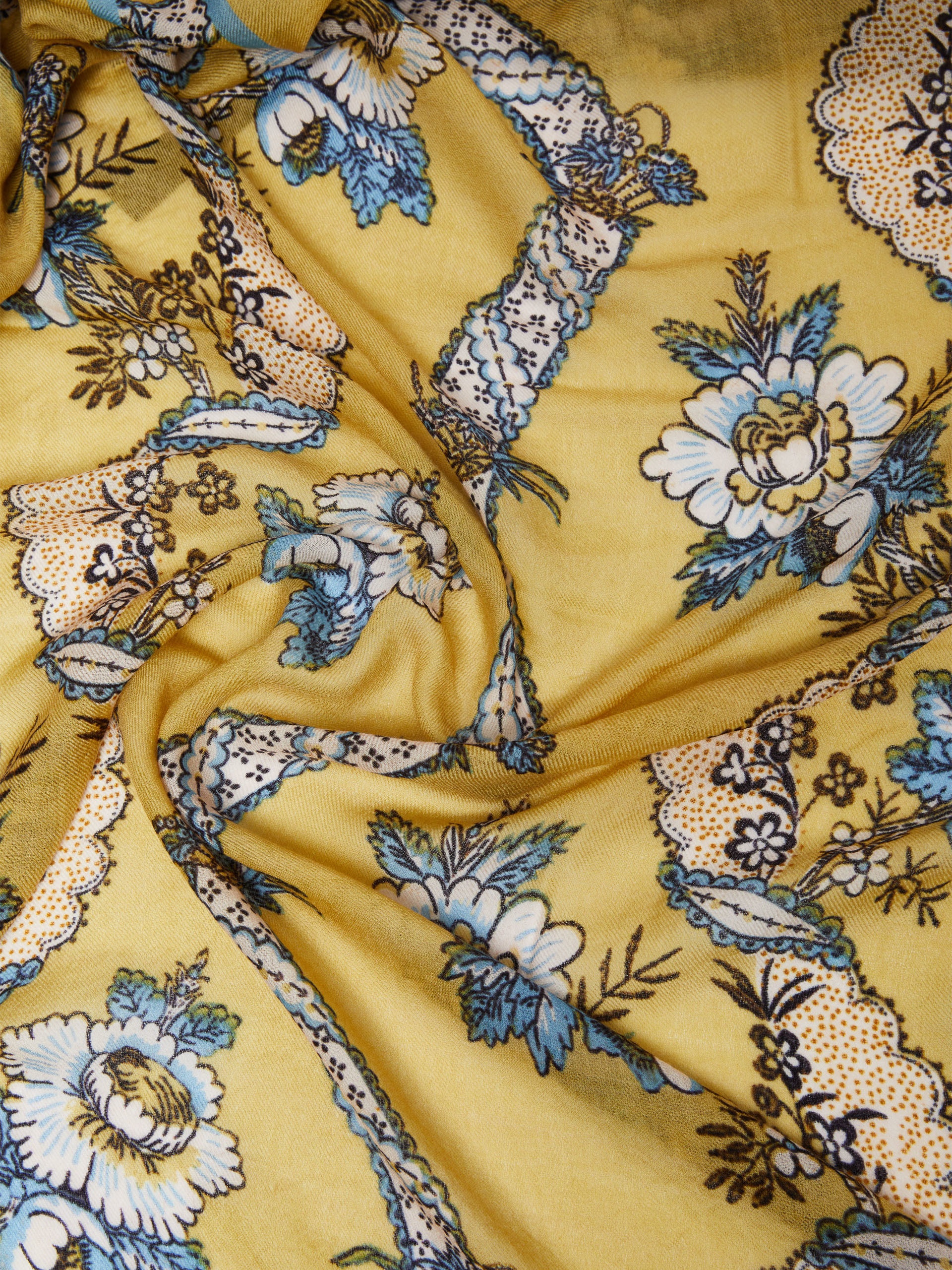 PILLY Printed wool shawl - 3