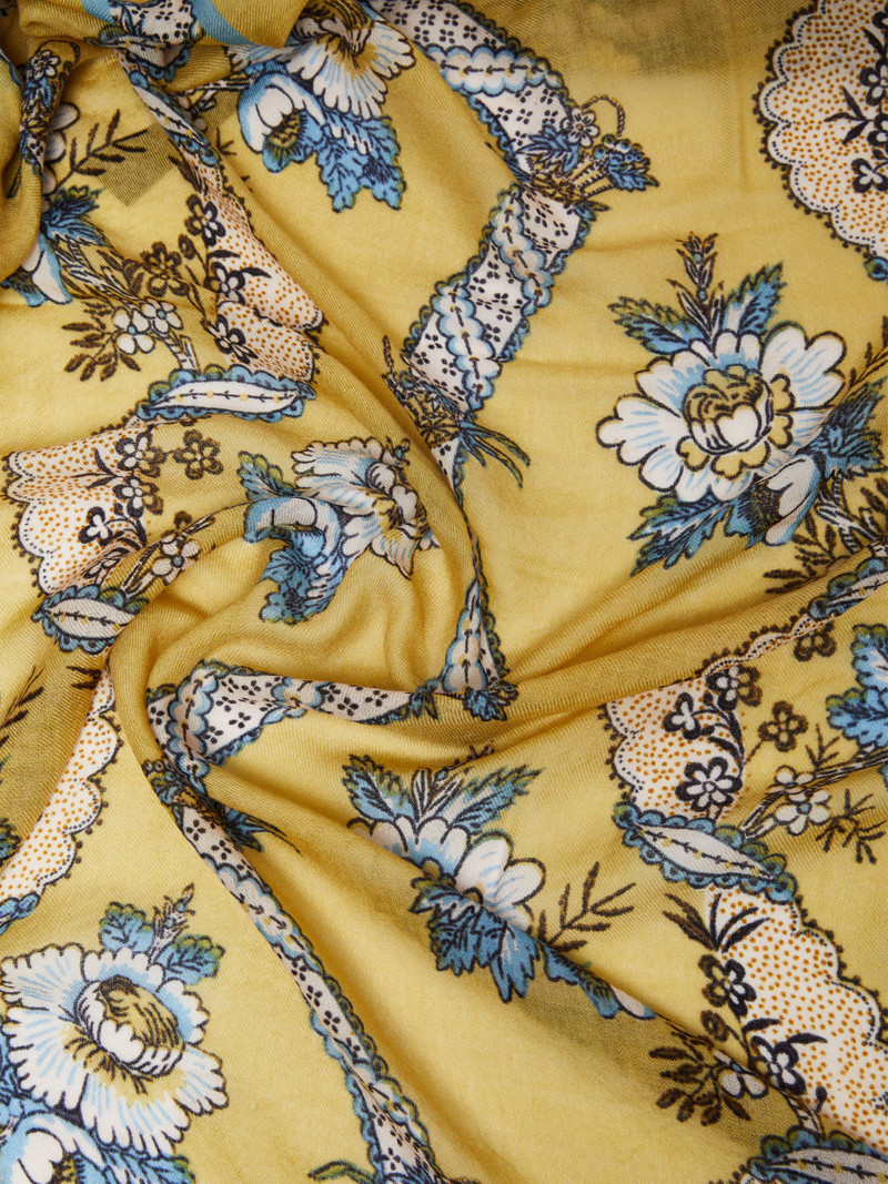 PILLY Printed wool shawl 3