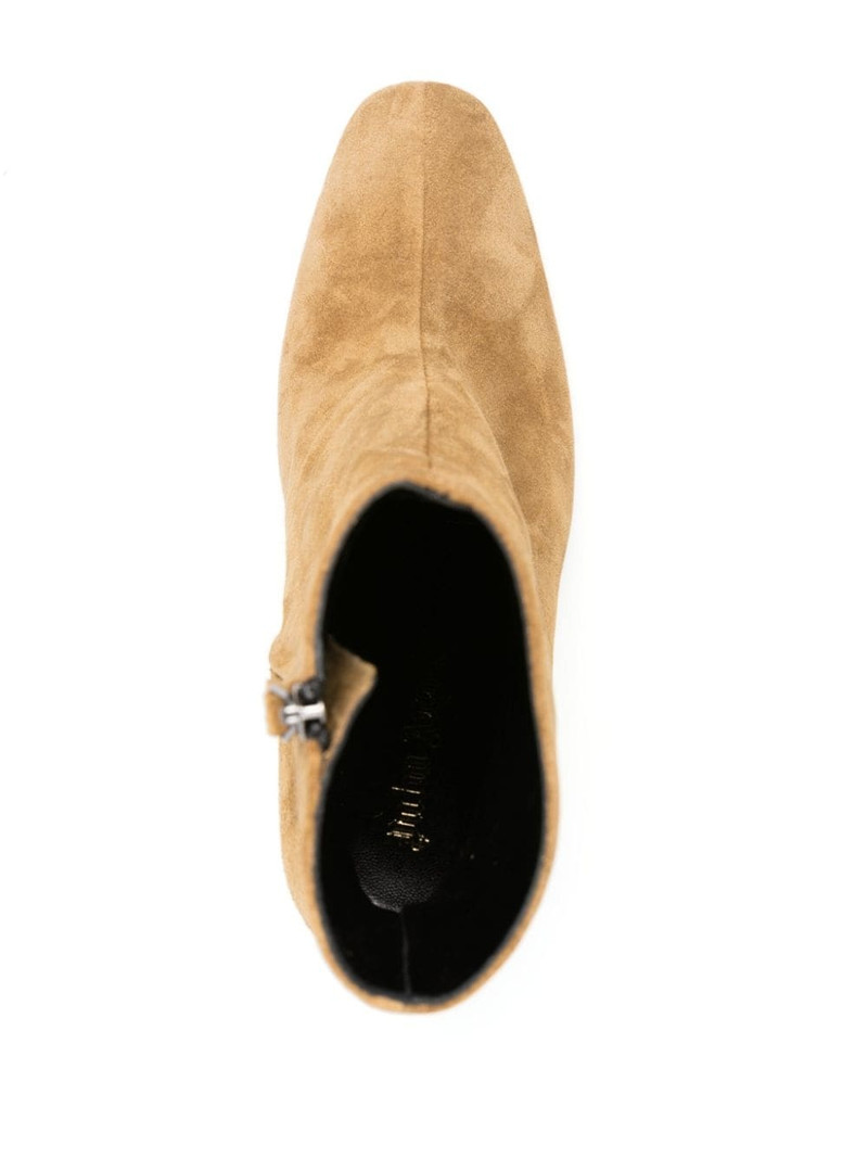 Palm-heel 105mm suede boots 4