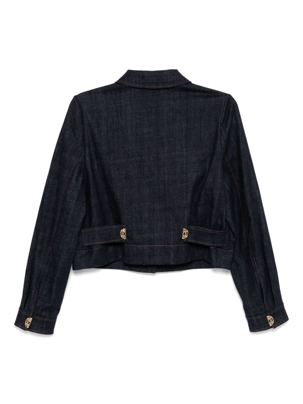 embellished denim jacket - 2