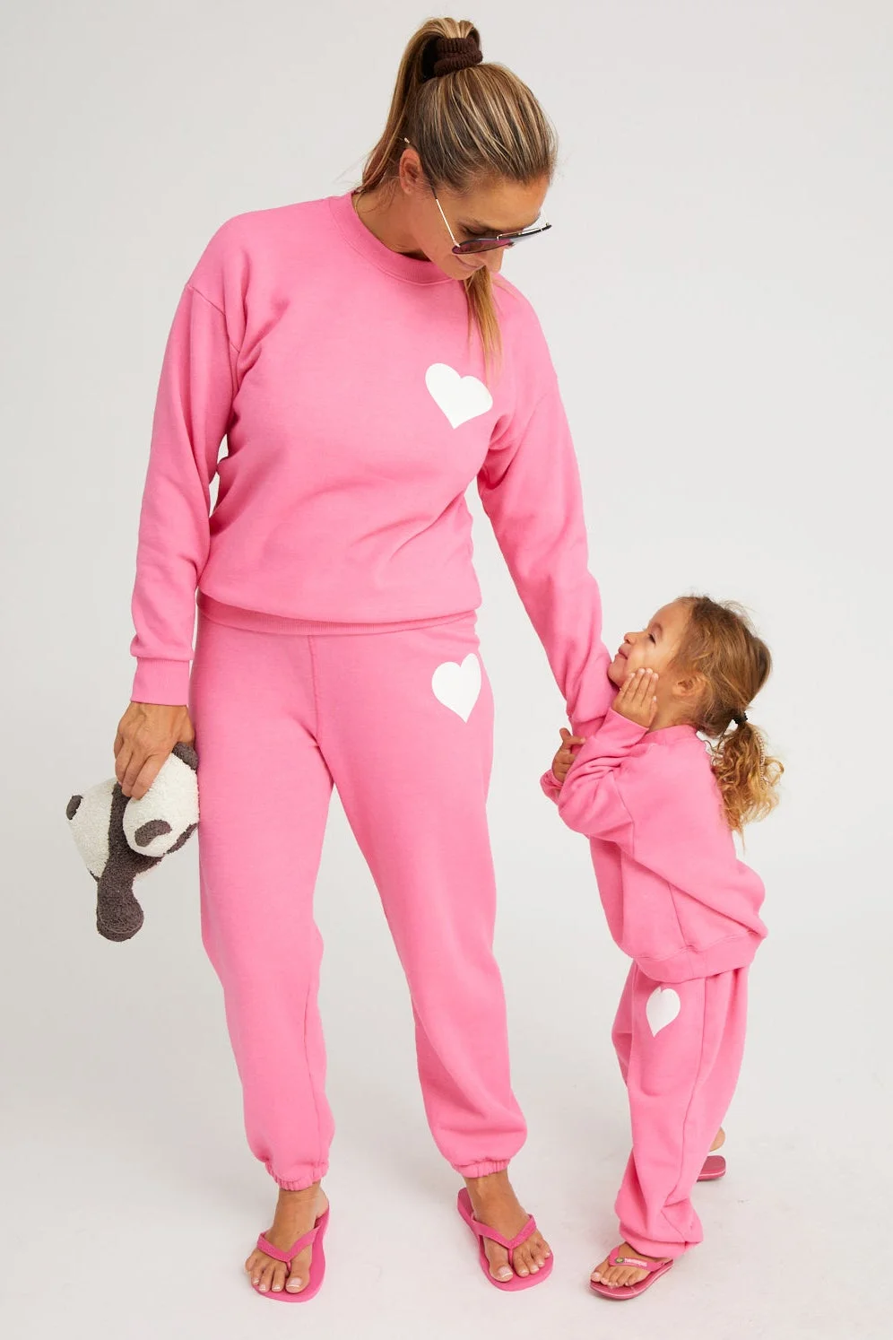 PEONY HEART SWEATPANTS - 1