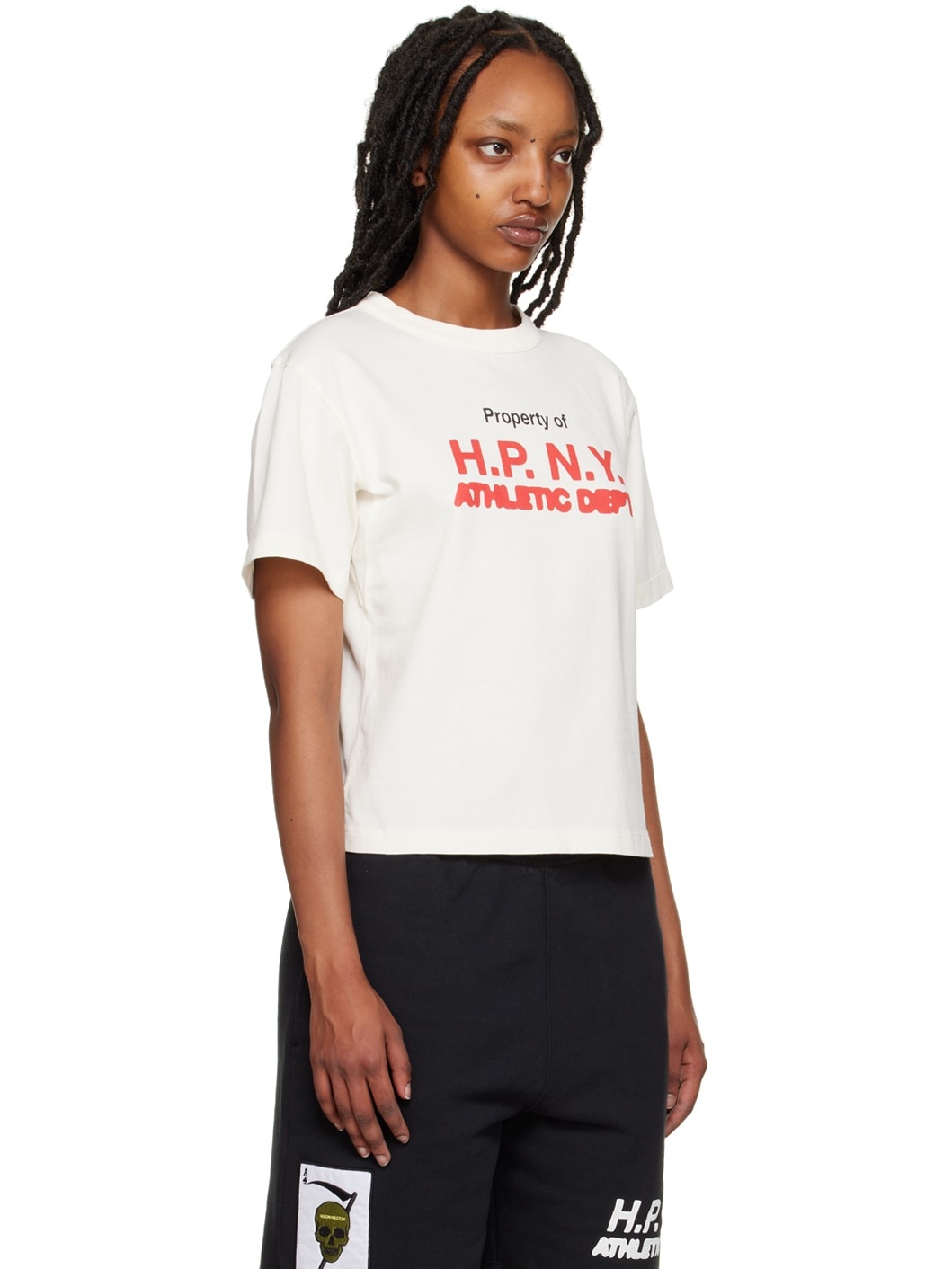 White 'H.P. N.Y.' T-Shirt - 2