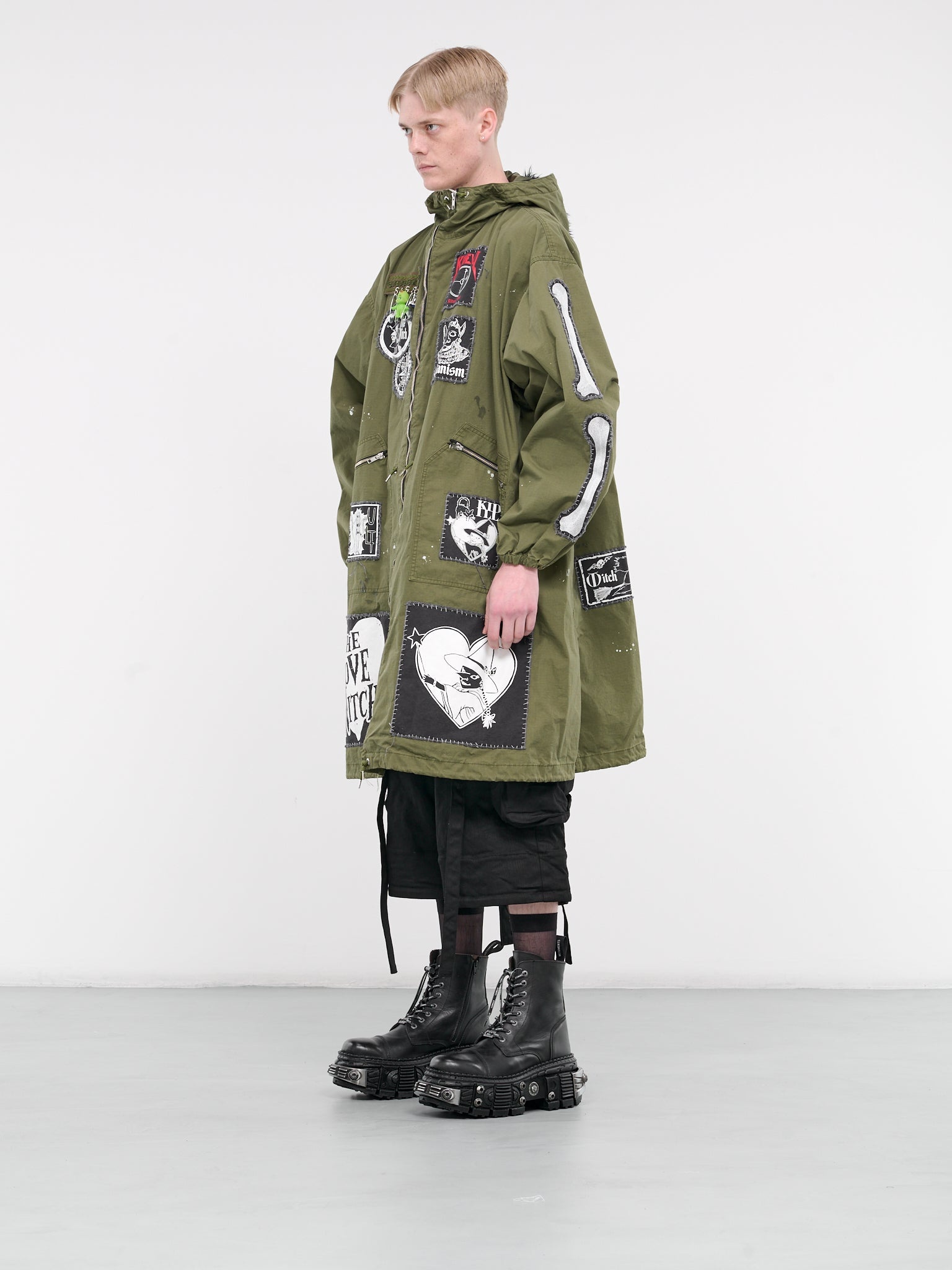 Graphic Patch Coat - 3