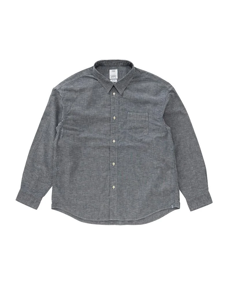 1920 CHAMBRAY L/S INDIGO - 1