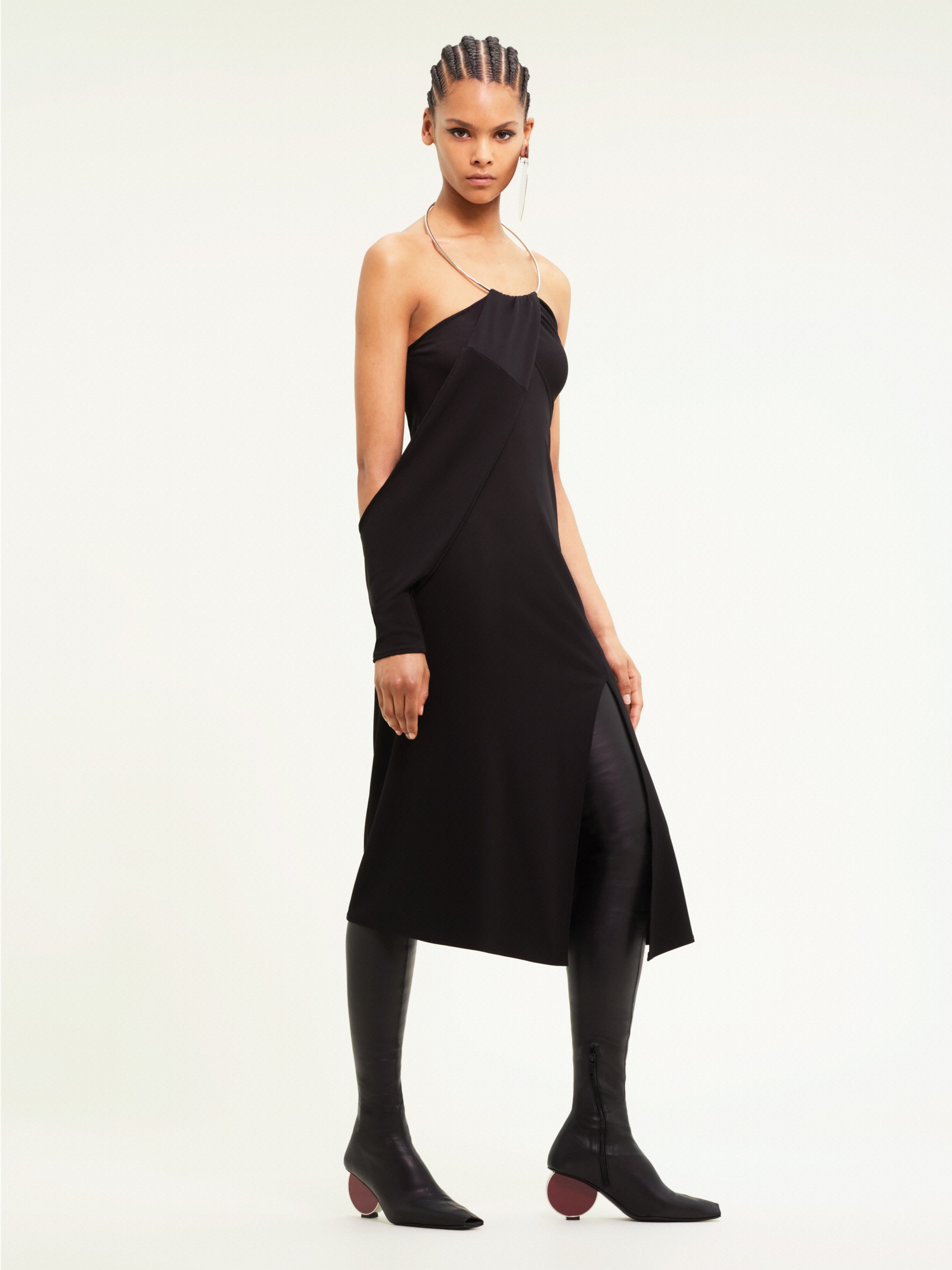 NEW AGE CREPE JERSEY DRESS - 3