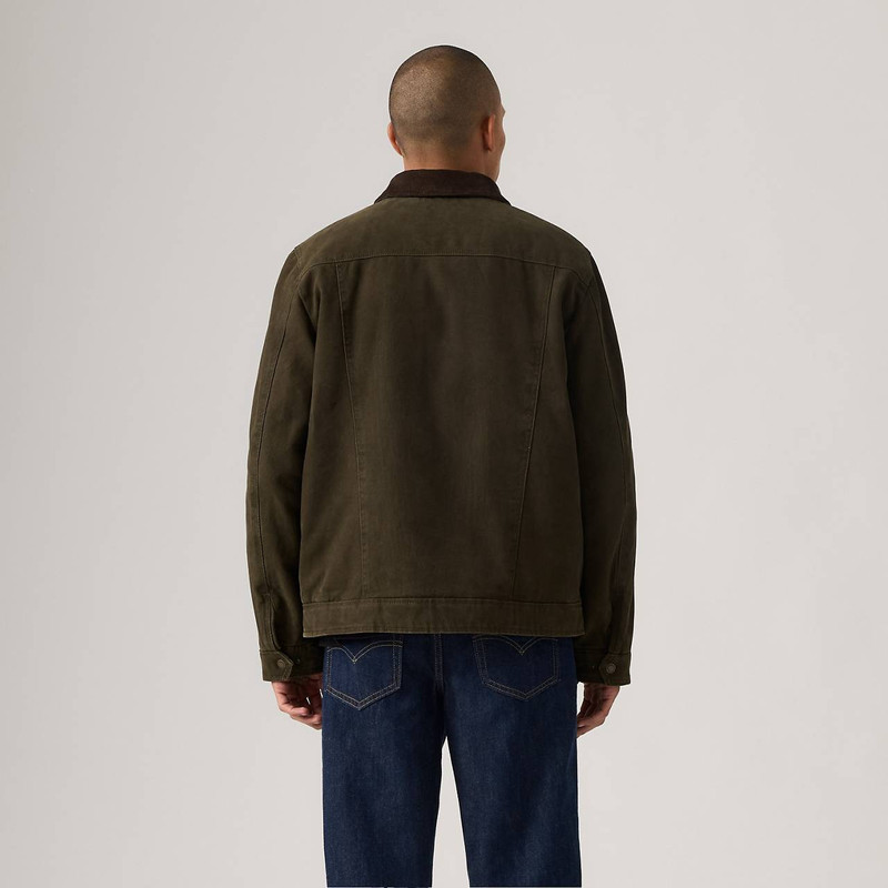 COTTON CANVAS DEPOT JACKET WITH BLANKET LINING 3