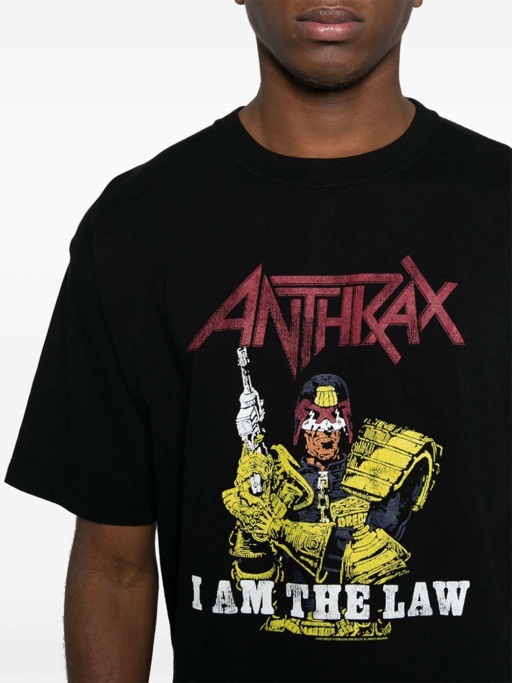 x Anthrax logo-print T-shirt - 5