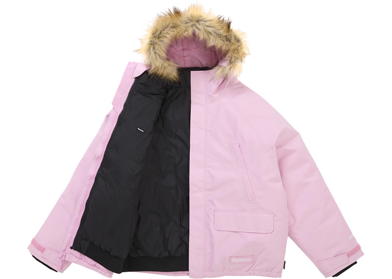 Supreme Supreme 2-in-1 GORE-TEX Parka + Reversible 700-Fill Down Liner Jacket Light Pink outlook