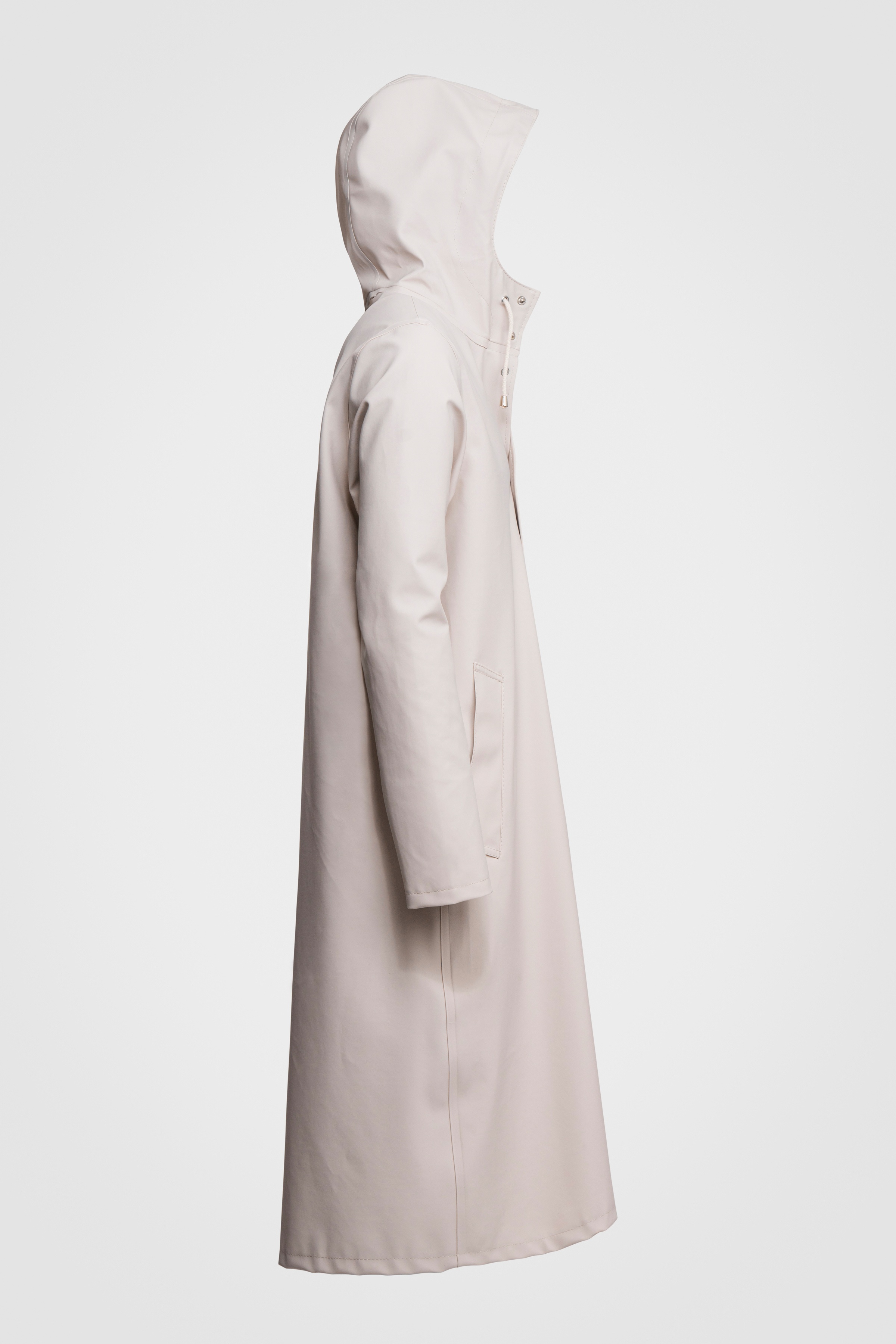 Stockholm Long Raincoat Light Sand - 5