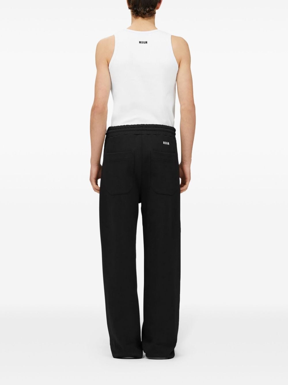 logo patch jogging trousers - 4
